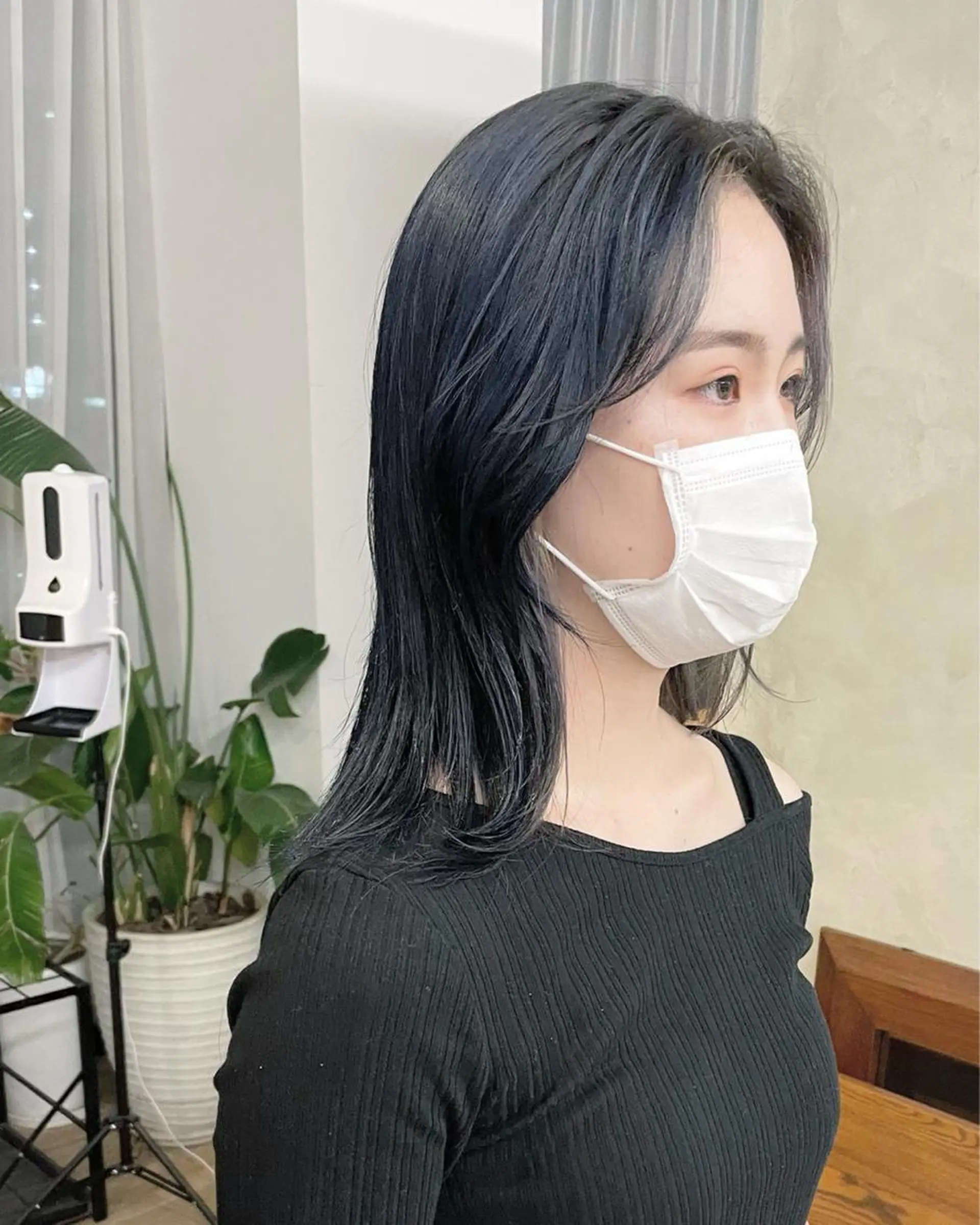 ミディアム カラー ヘアアレンジ Saki サキのヘアスタイル