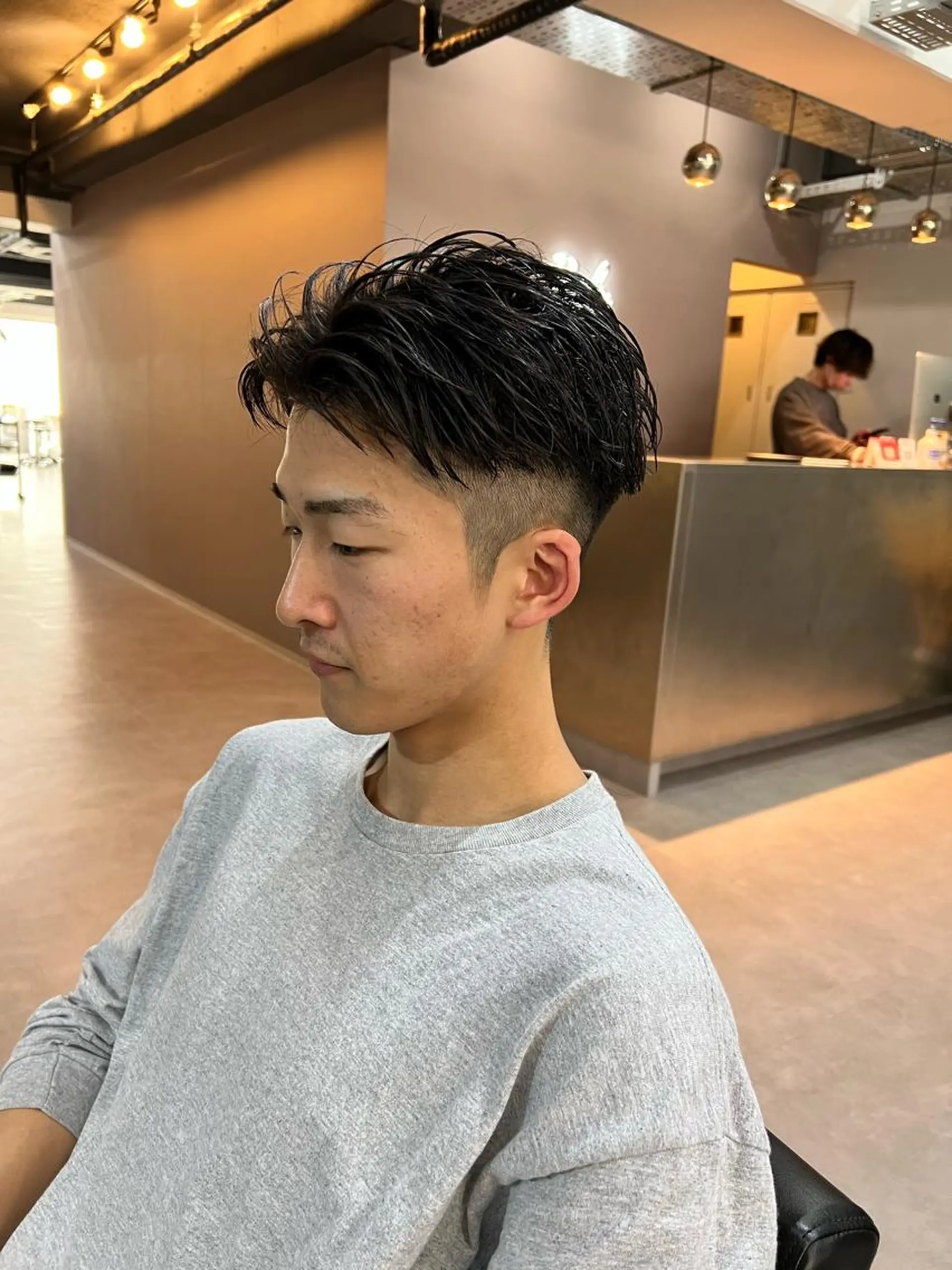 メンズ カット 金子勇希🔥パーマ 比率90%以上🔥のヘアスタイル