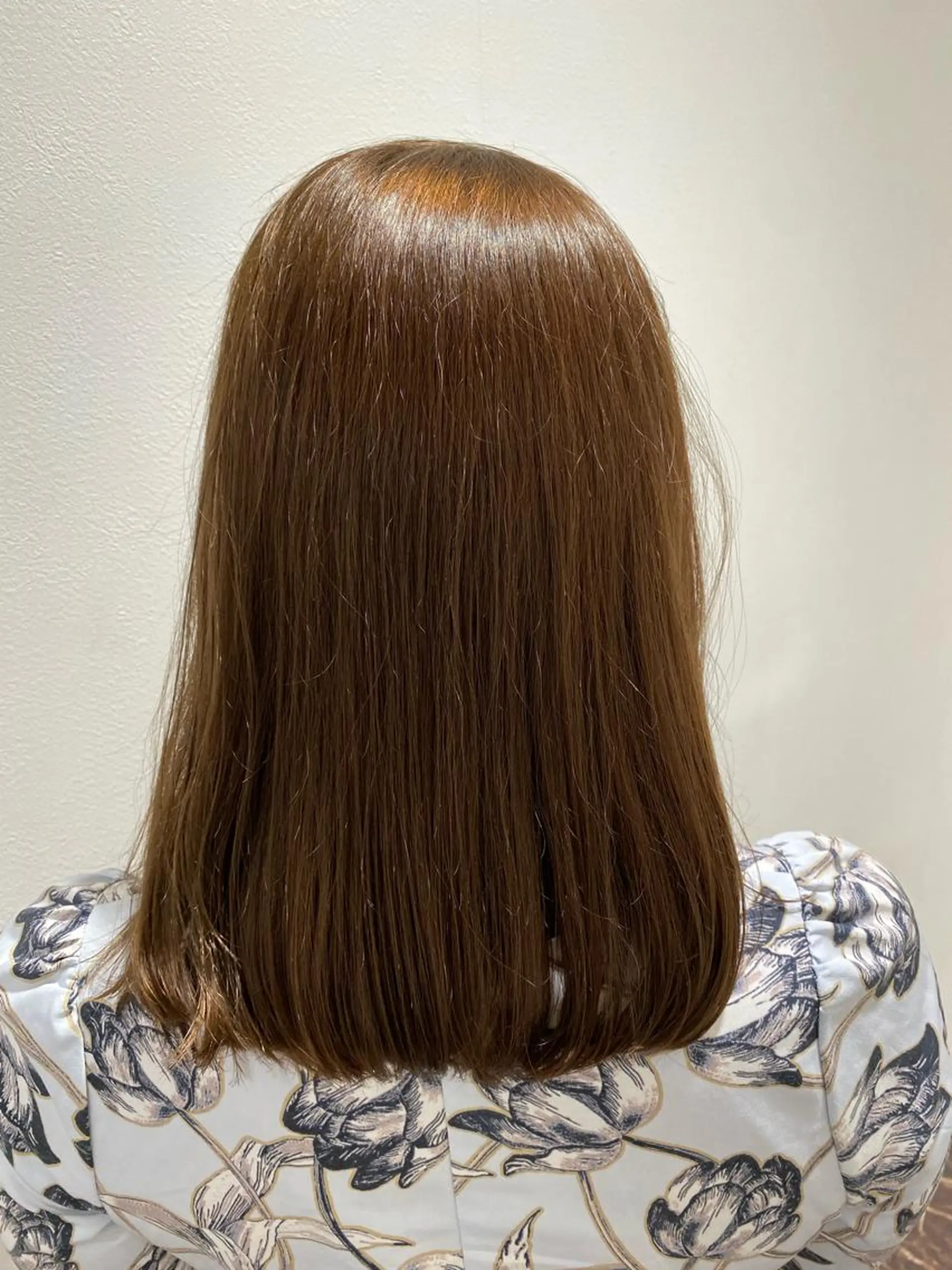 ミディアム カラー 中西 きょうかのヘアスタイル