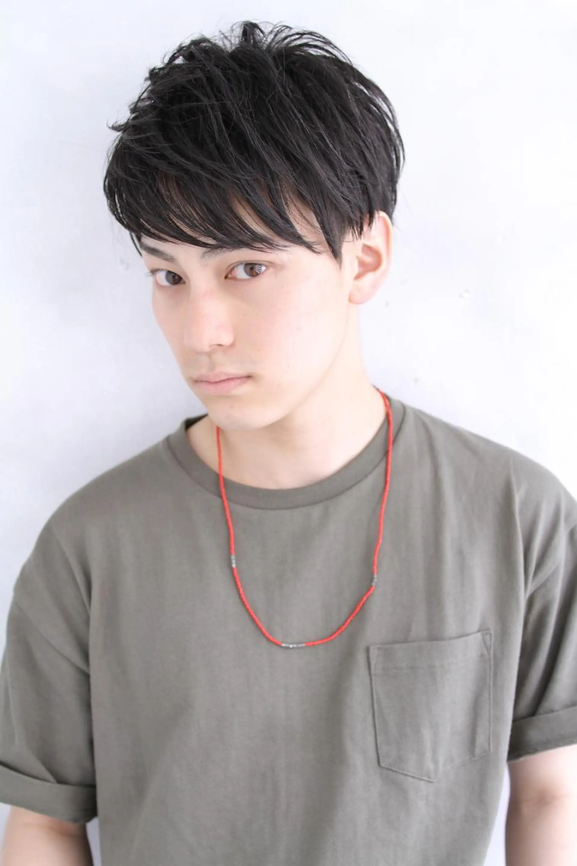 ショート メンズ EMANONシェアサロン心斎橋店所属・韓国メンズヘア　ミル クティボブ　足立佳代のヘアスタイル