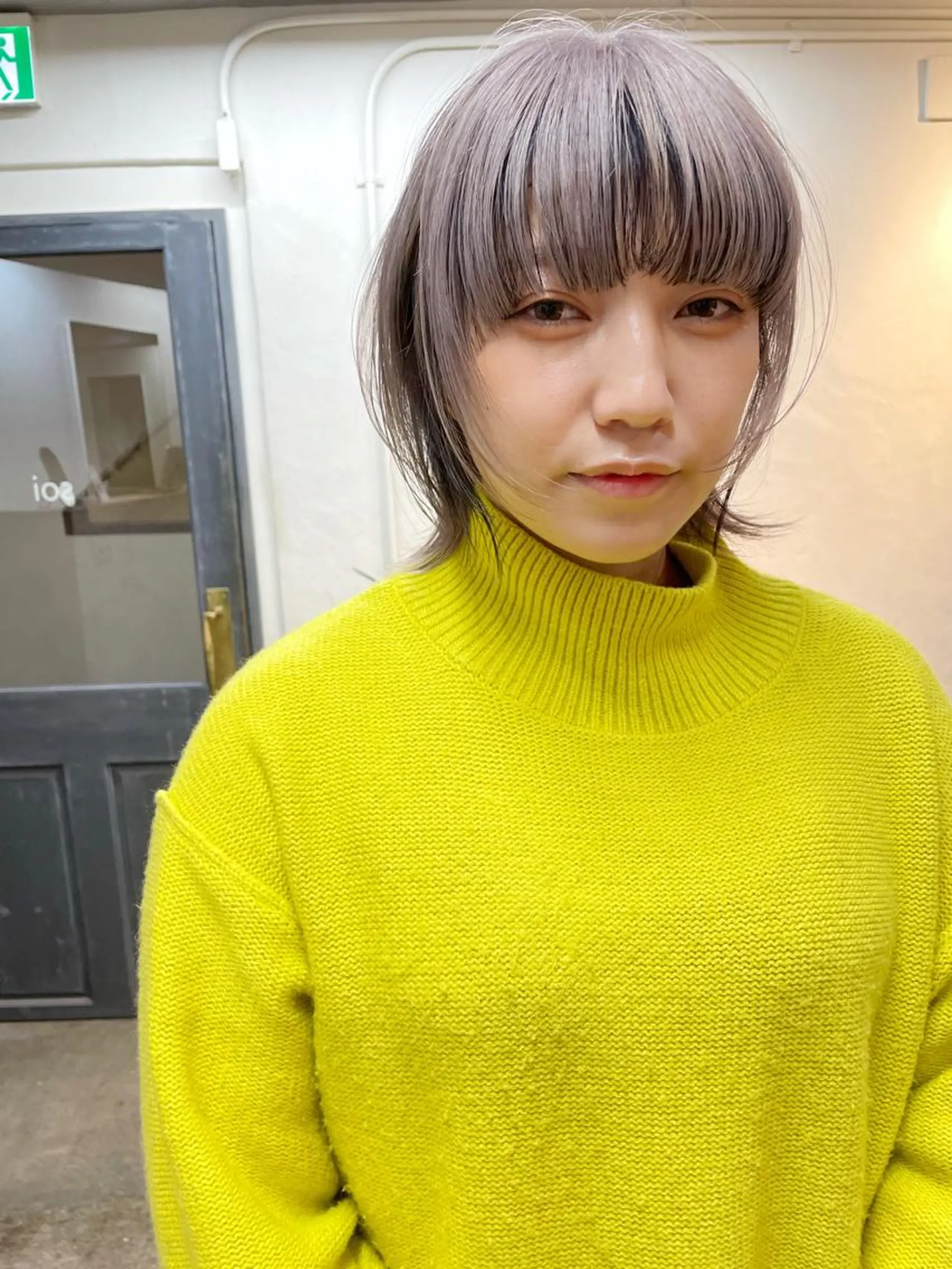 ショート カラー ヘアアレンジ カット ヘアカラー トリートメント 丸山渉/パーマ エフェクトブリーチのヘアスタイル