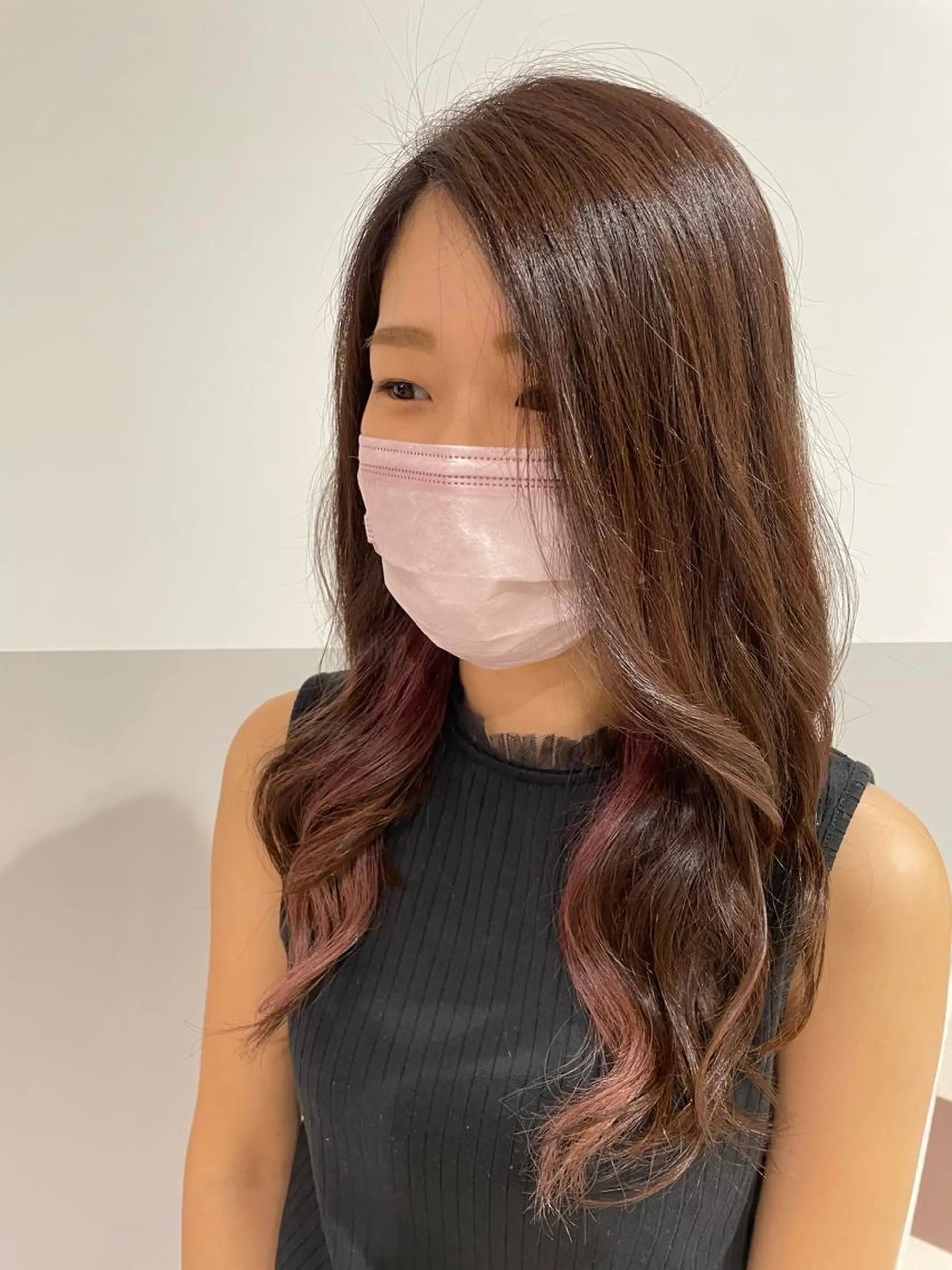 ロング カラー KANGOLSALON 富山セントラル所属・松井 亜美のヘアスタイル