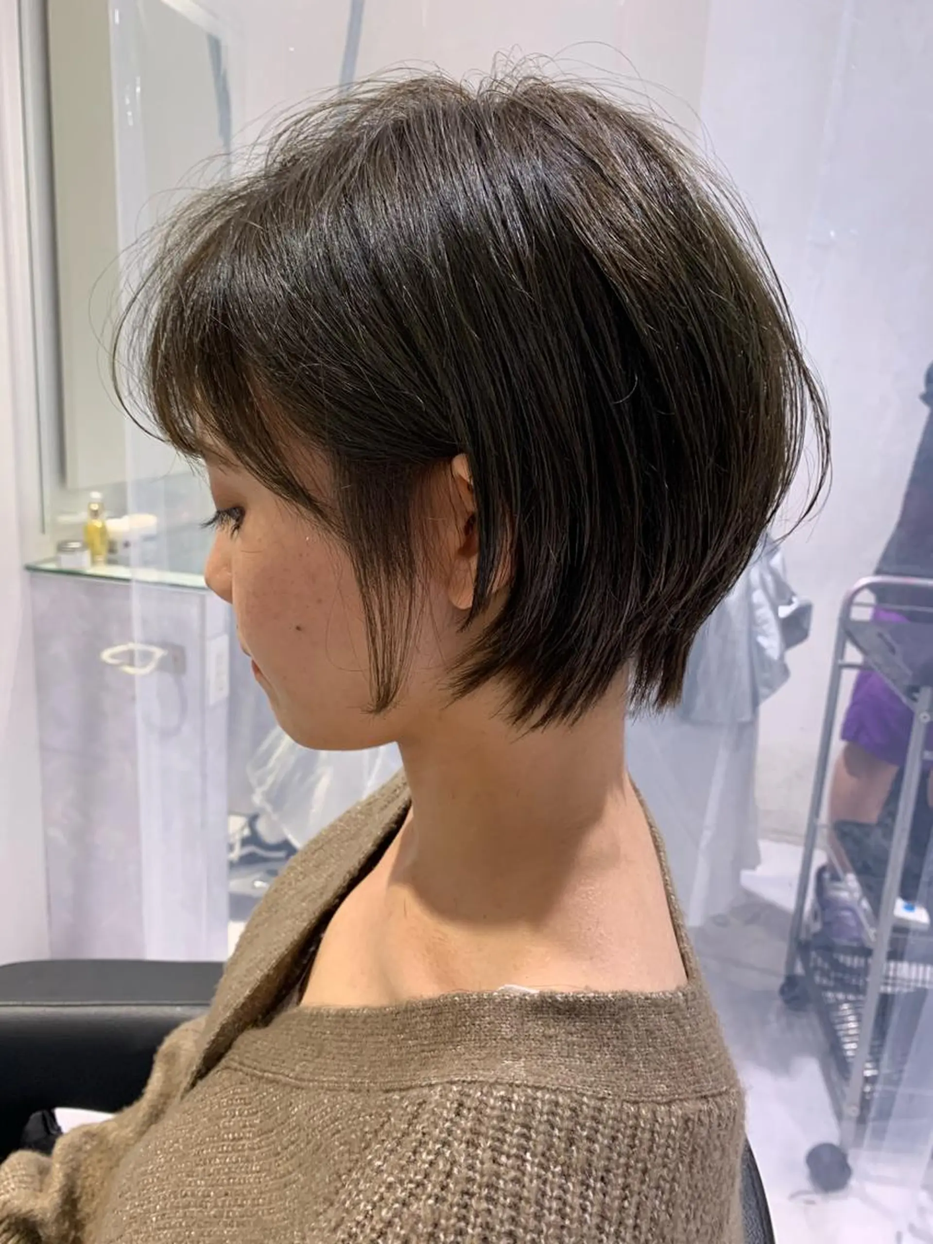 ショート カラー ショートヘア 大人かわいい💍🤍 ボブ/ショートボブのヘアスタイル