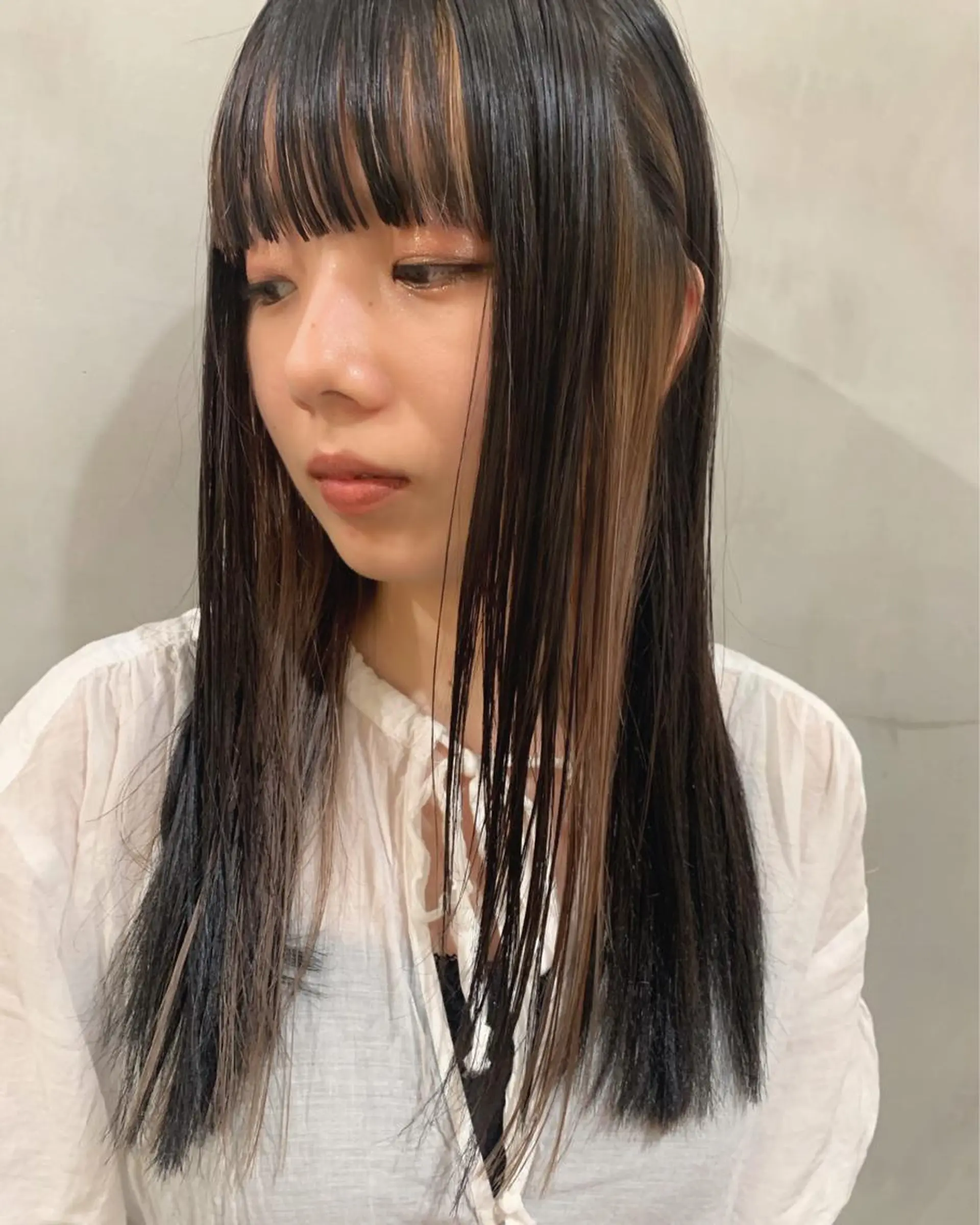 セミロング カラー トリートメント ヘッドスパ 優 作のヘアスタイル