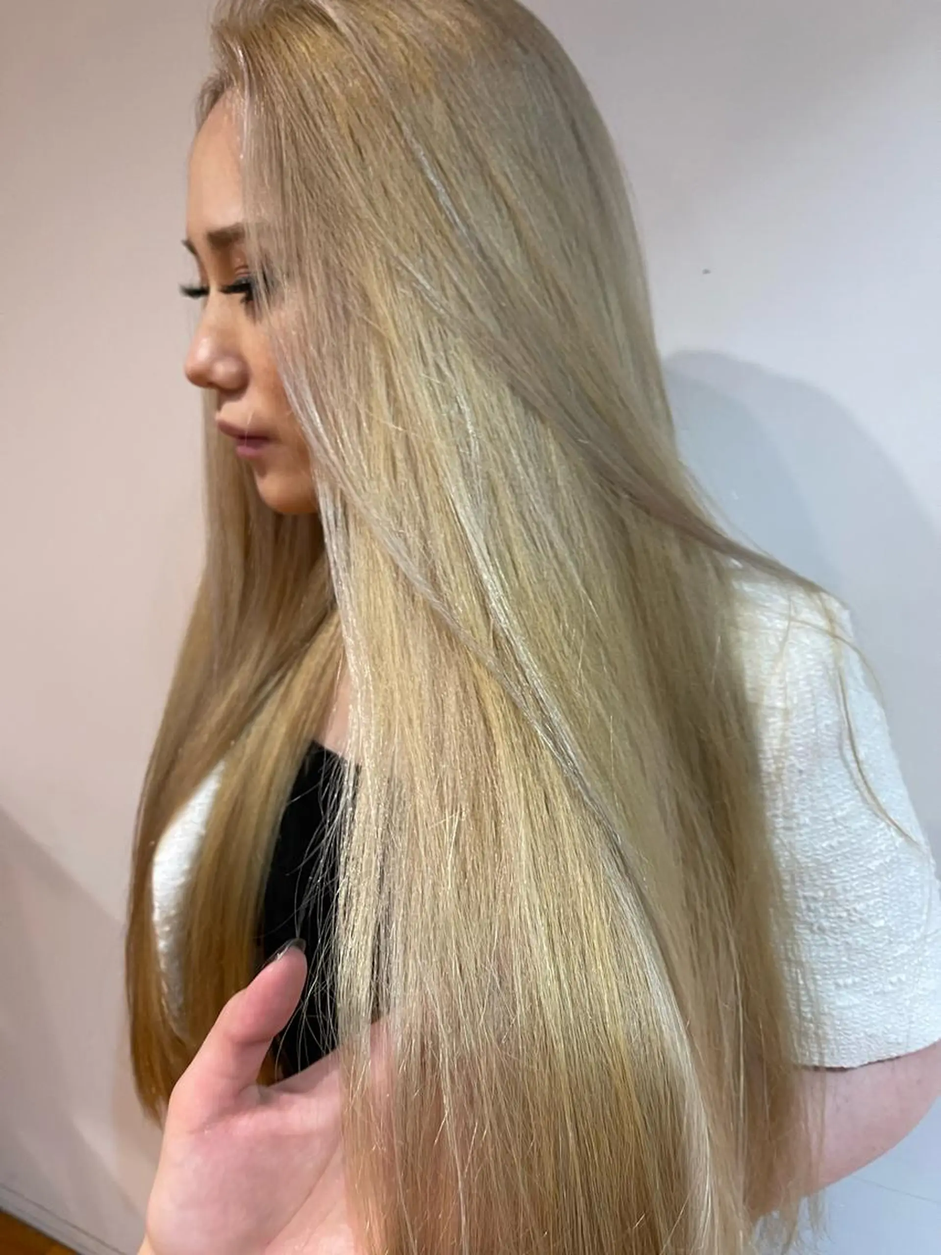 ロング カラー 🫧うる艶レイヤー /髪質改善/RISAのヘアスタイル