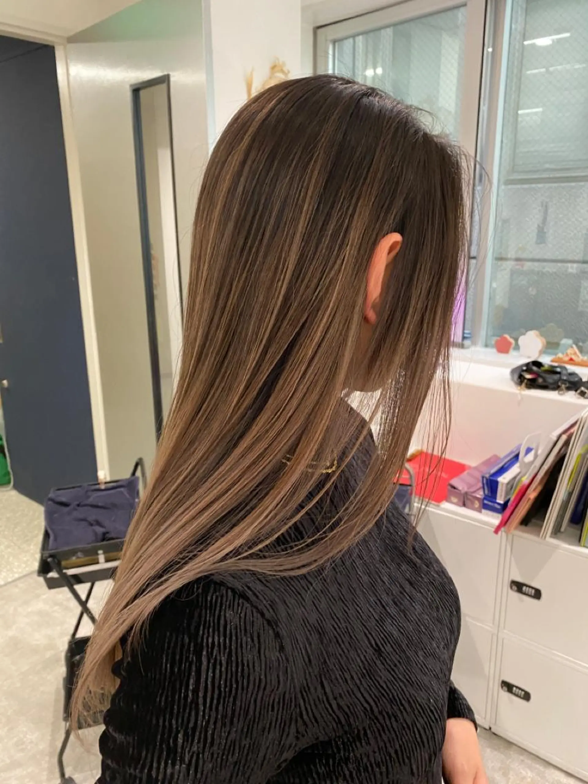 ミディアム カラー ヘアカラー トリートメント JILBLAN京都 ショート/ハイライトのヘアスタイル