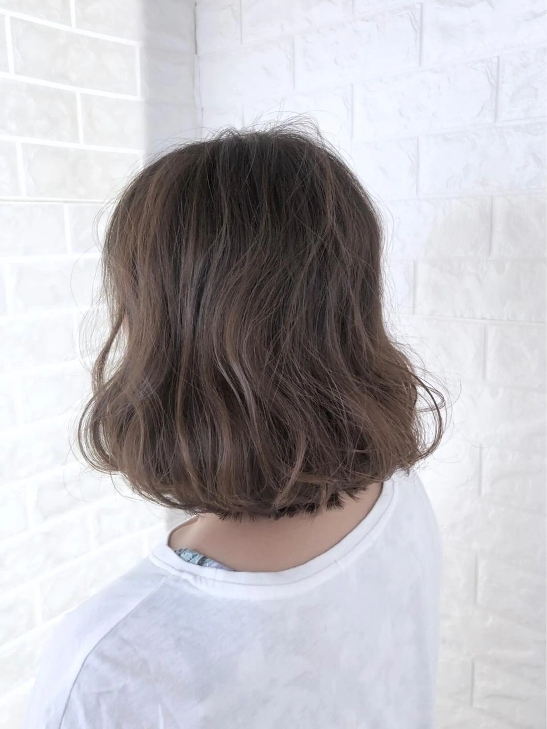 ミディアム 縮毛矯正/髪質改善 主税巧一のヘアスタイル