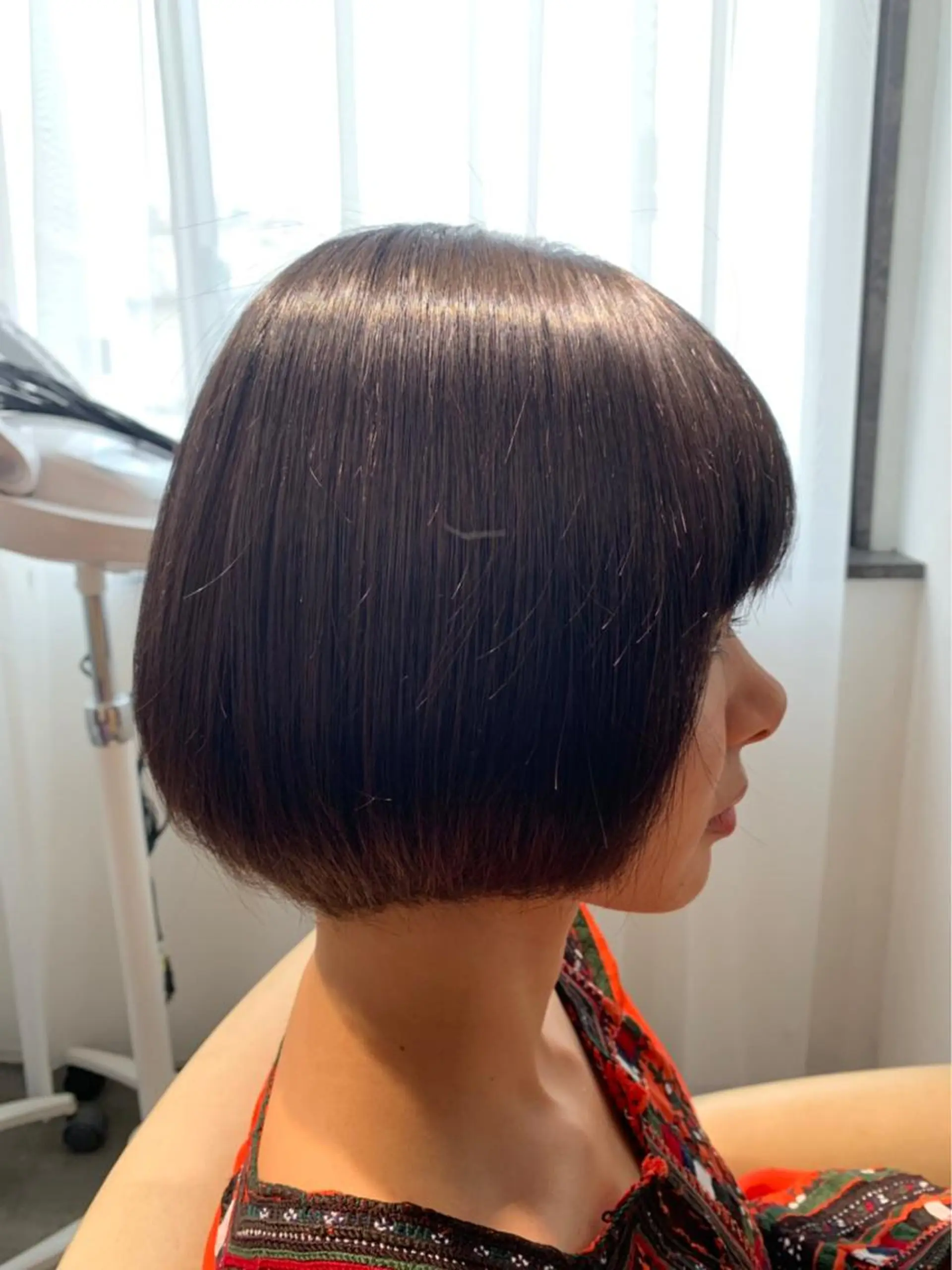 ショート トリートメント 酸熱トリートメント 植田 彩加のヘアスタイル