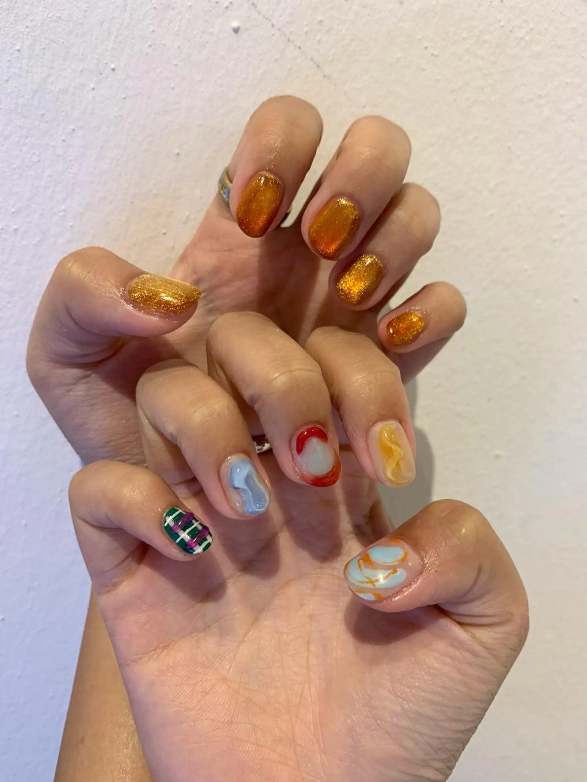 ネイル マグネットネイル nail salon　Natural Cure所属・平井 彩香のネイルデザイン