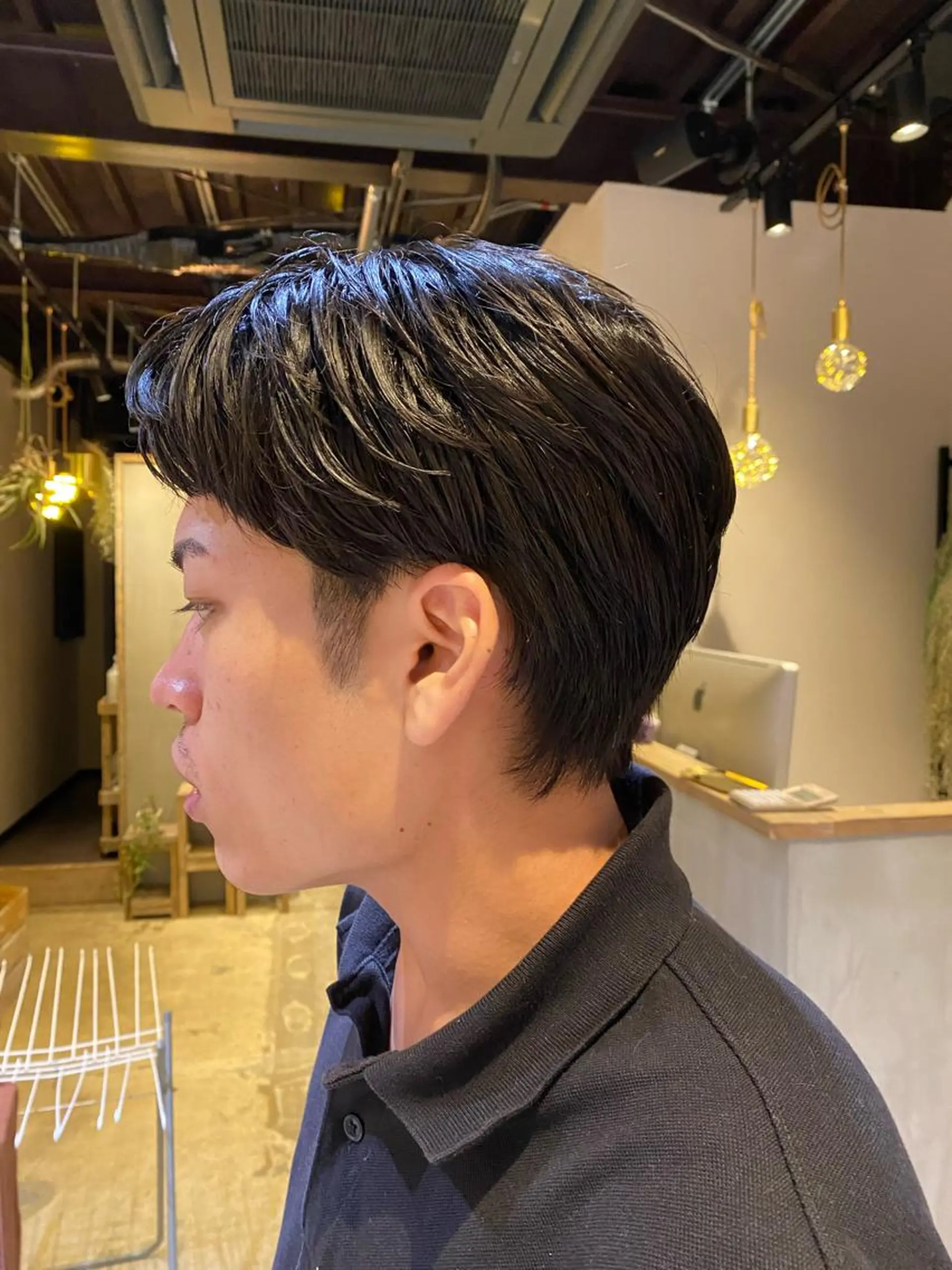 ショート メンズ ダウンパーマ メンズパーマ FOR Men`s hair所属・高橋 一樹のヘアスタイル