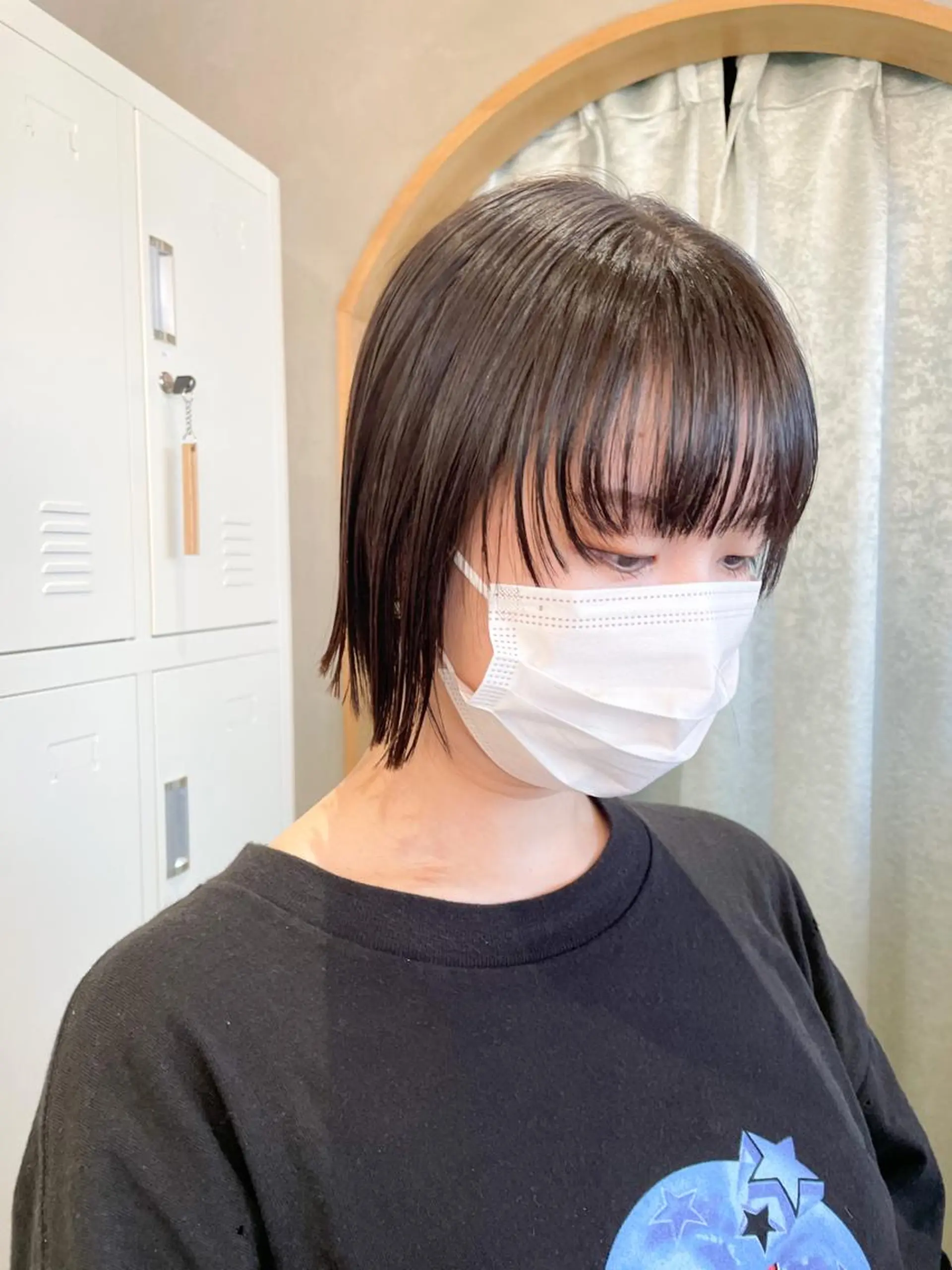 ショート カラー ショートボブ ハンサムショート グレージュ ボブ ショートヘア 横浜/ショート/ パーマ/髪質改善 丹のヘアスタイル