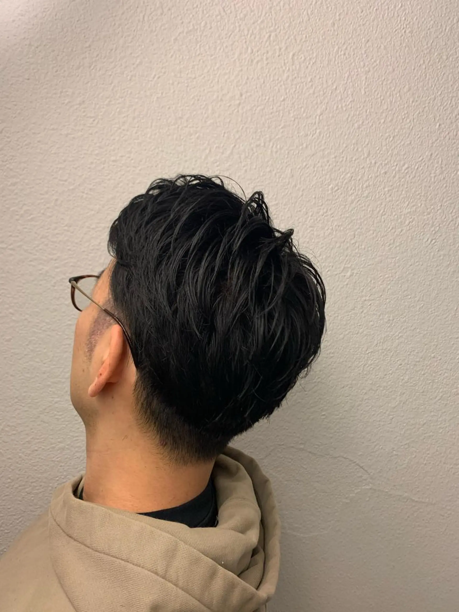 ミディアム メンズ ヒロ銀座 バーバーショップ神楽坂所属・ひらお あおとのヘアスタイル