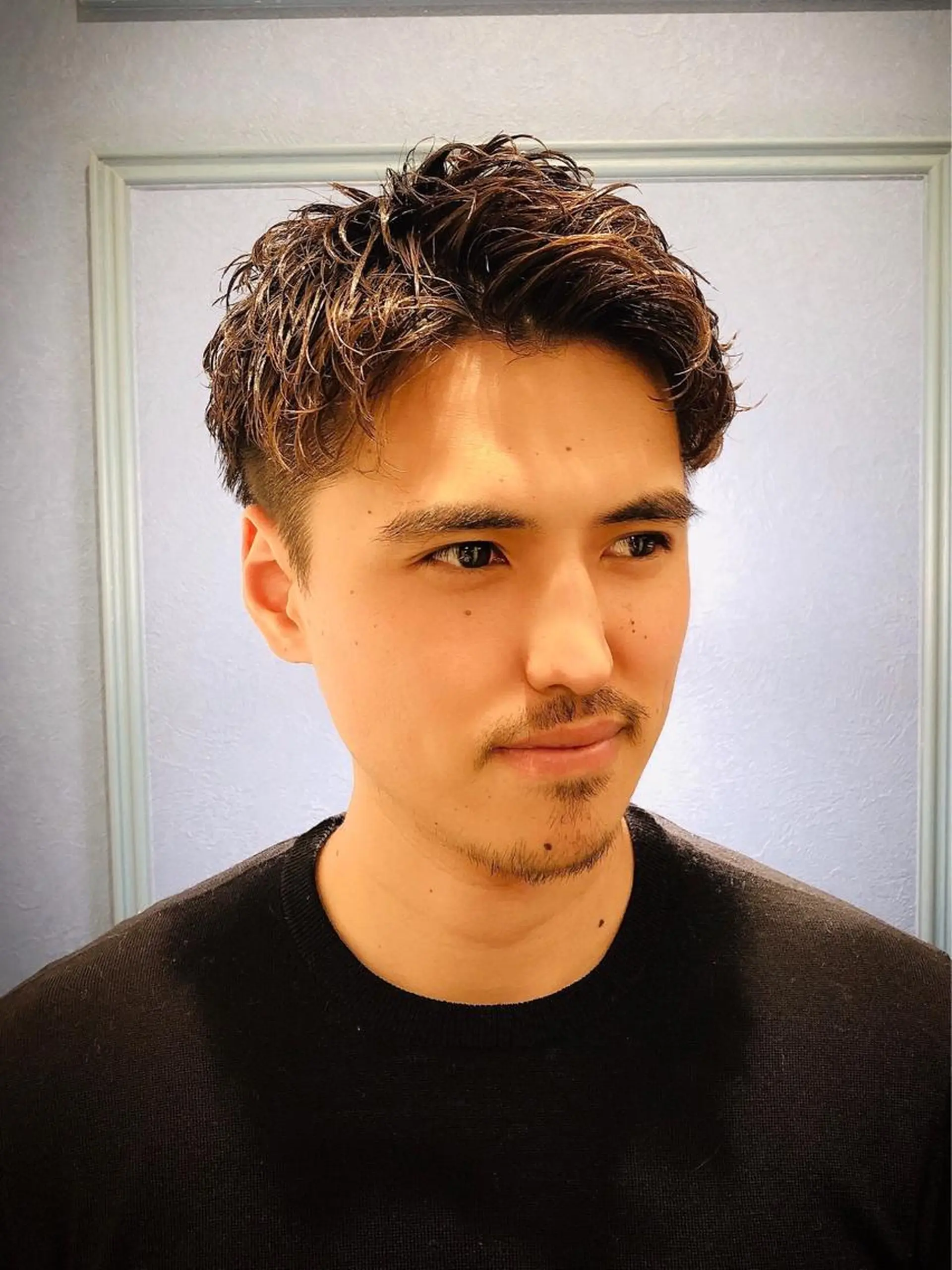 パーマ メンズ カット ヘアセット Chrom Tokyo ne/on所属・トップスタイリスト 山田　パーマ人気◎のヘアスタイル