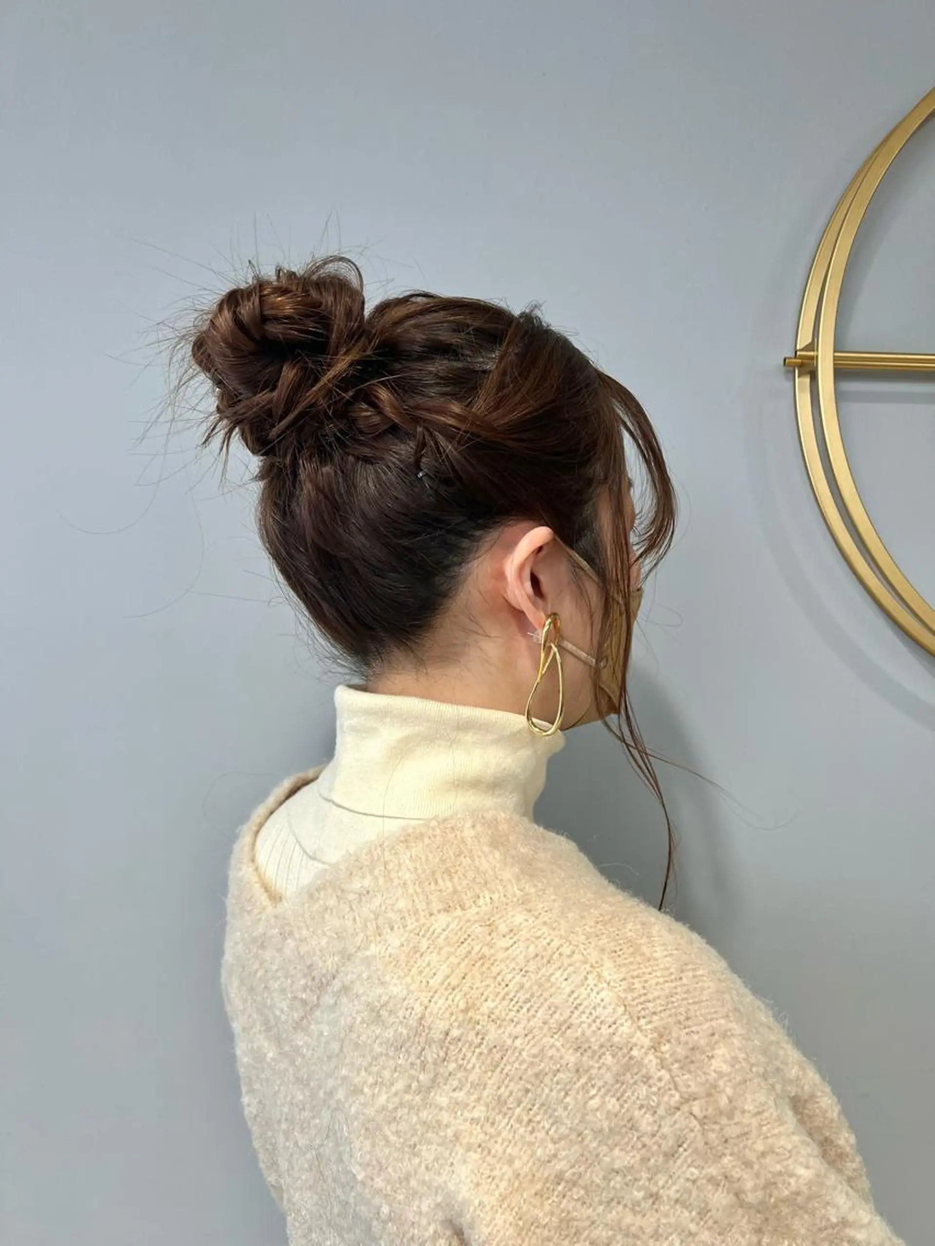 ヘアアレンジ お団子ヘア 髪質改善✨石塚 真梨奈のヘアスタイル