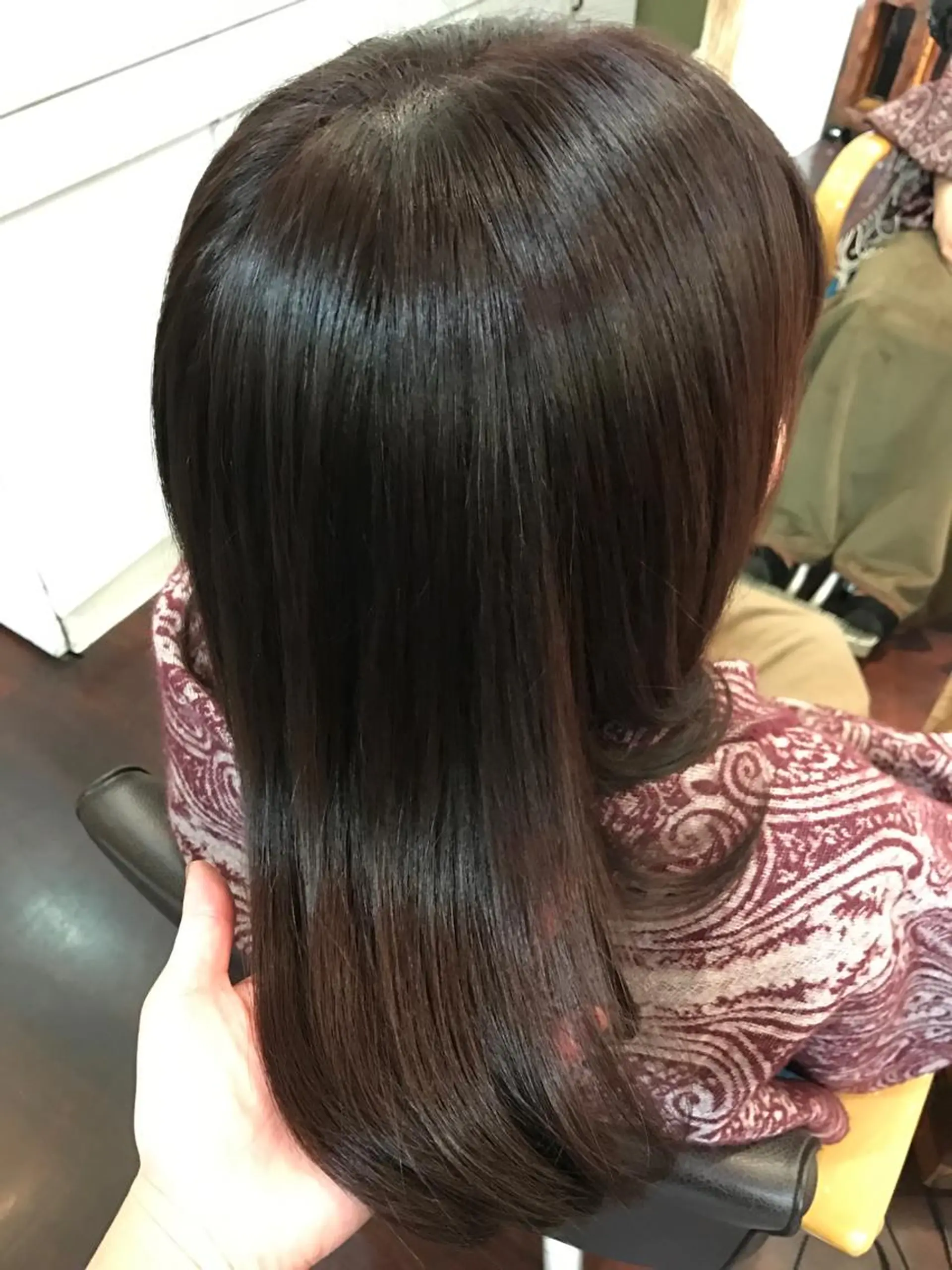 ミディアム セミロング カラー ブラウンカラー バイオレットカラー バイオレットブラウン clear - style所属・前之園 ひかるのヘアスタイル