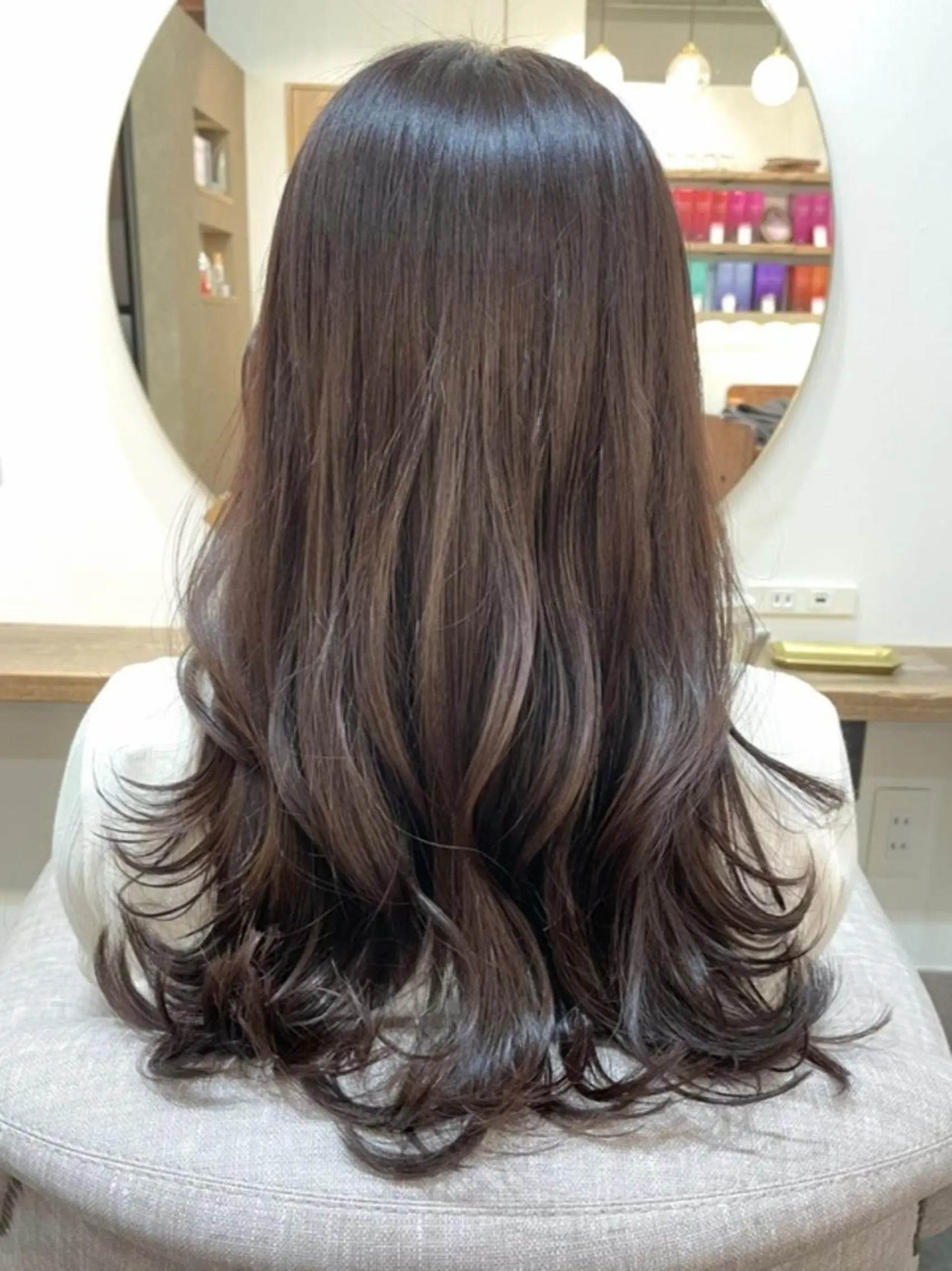 ロング カラー ブラウンカラー Rinko リンコのヘアスタイル
