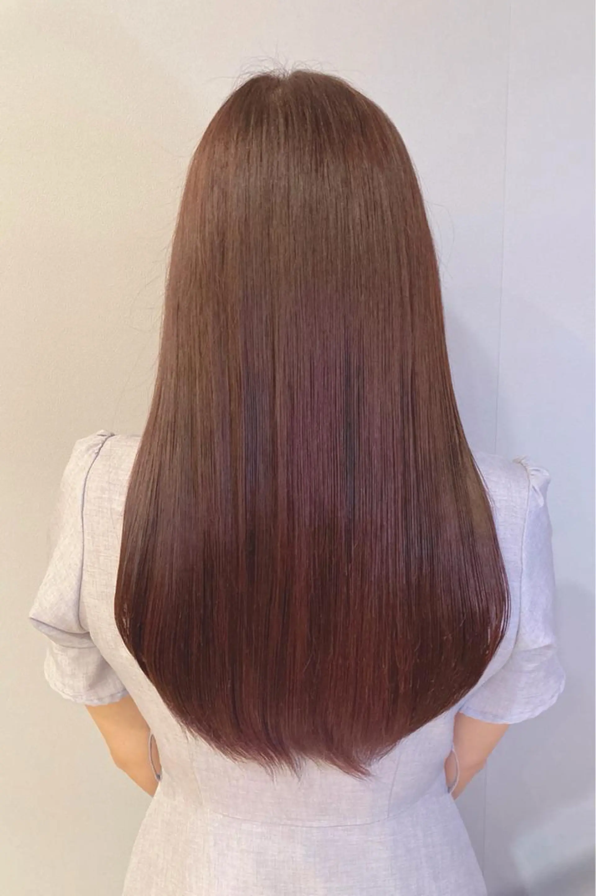 セミロング カラー カット ヘアカラー トリートメント 宮原 佳苗のヘアスタイル