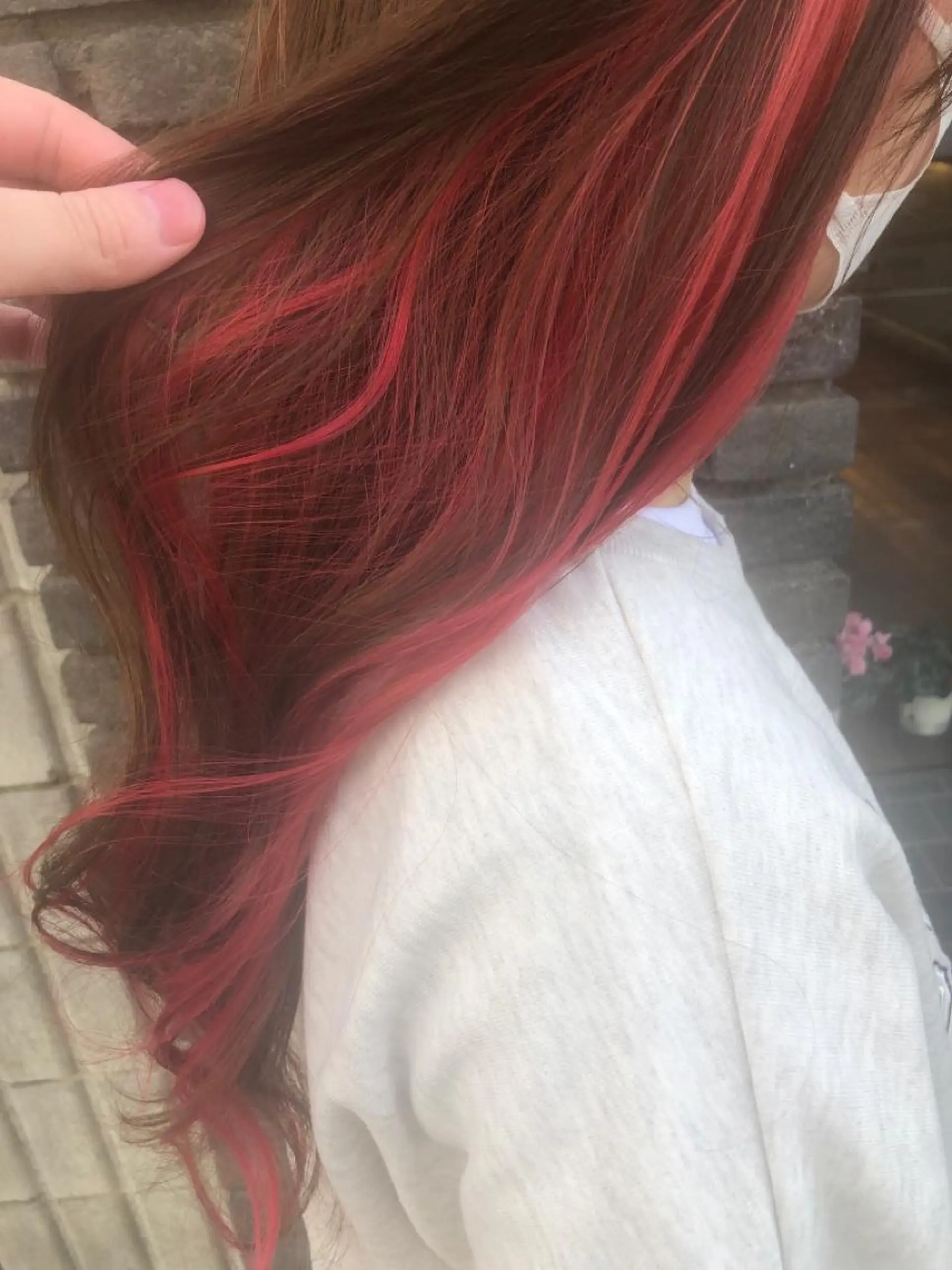 ロング カラー デザインカラー インナーカラー 佐伯 凌太郎のヘアスタイル