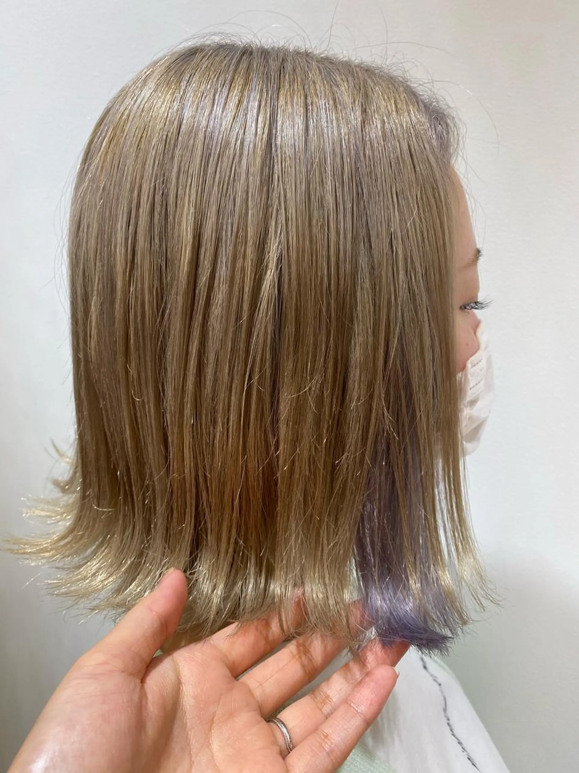 ミディアム シールエクステ エクステ 福元友梨 ディレクター✂️のヘアスタイル