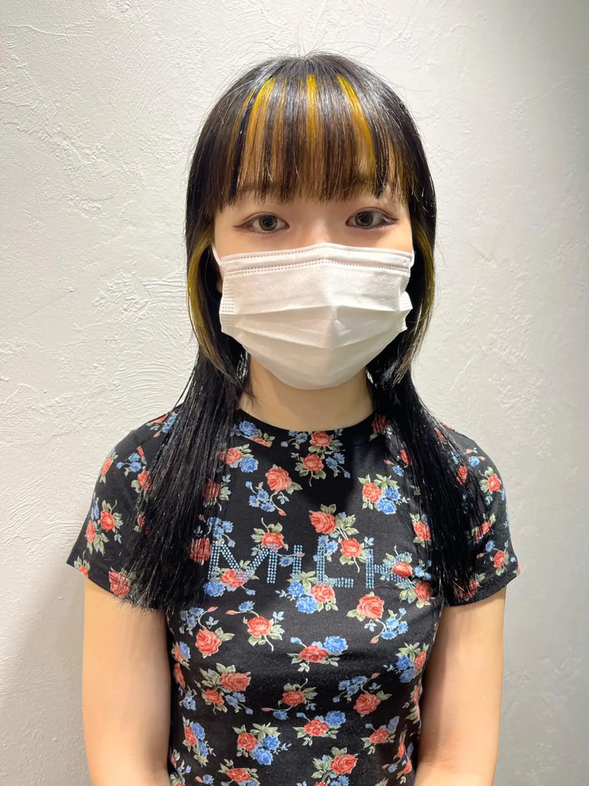ロング カラー ヘアアレンジ メンズ メンズハイライト メンズインナーカラー ダブルカラー ハイライトカラー インナーカラー pu+on. nailworks所属・fuyumi / ニュアンスネイルのネイルデザイン
