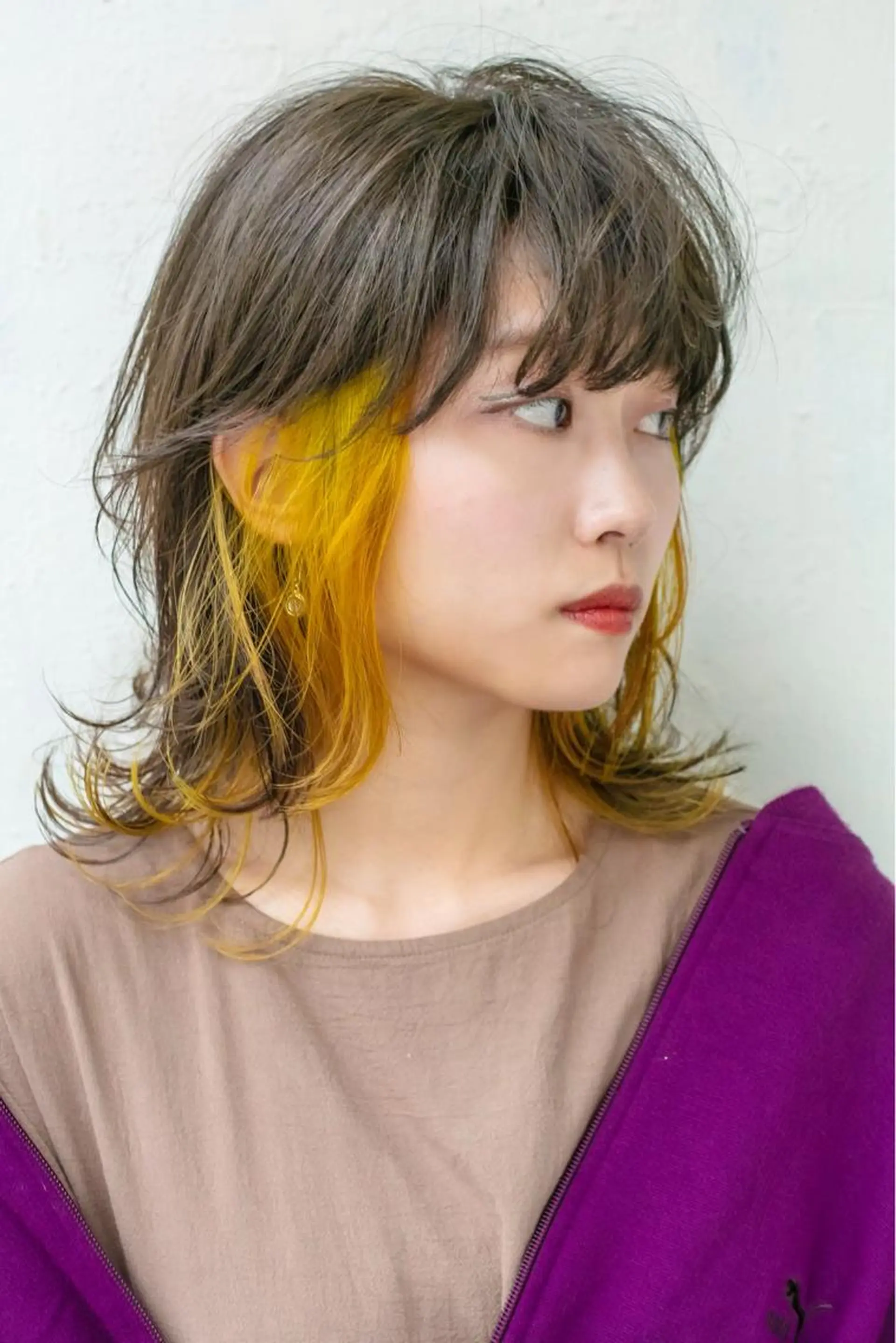 セミロング カラー grow所属・🧡YUKA🧡 渋谷/ﾌﾟﾙｴｸｽﾃのヘアスタイル