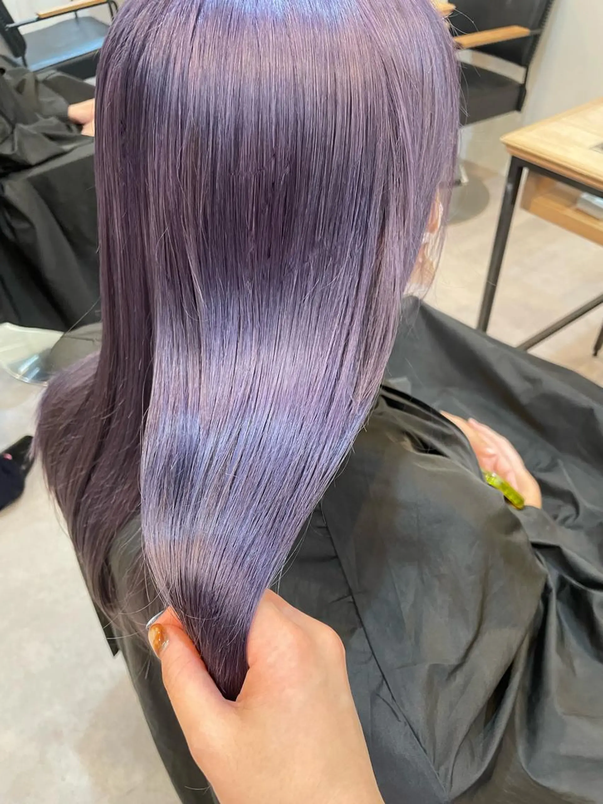 ロング カラー yohaku misakiのヘアスタイル