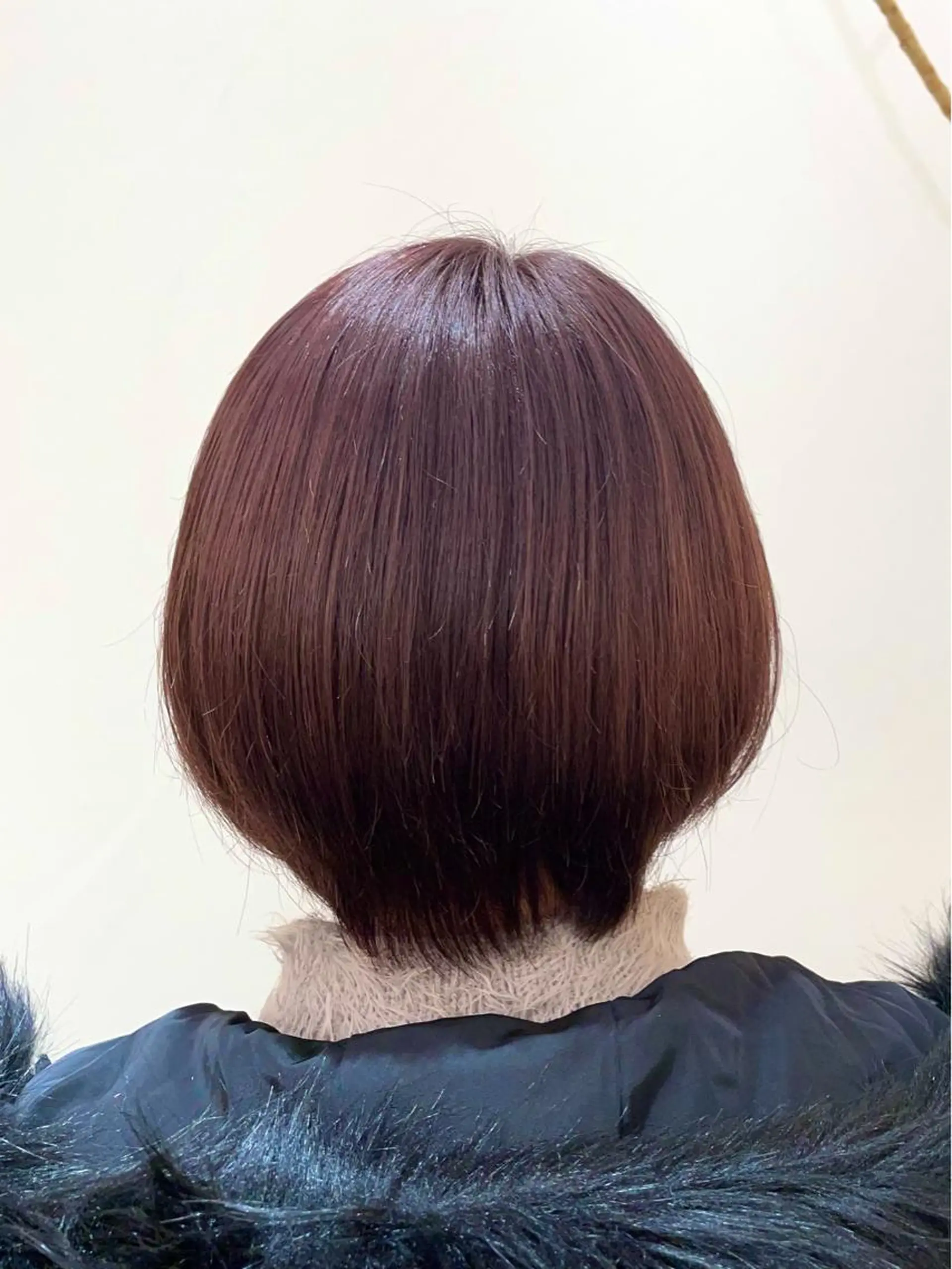 ショート ラベンダーブラウン 塩谷 雪花のヘアスタイル