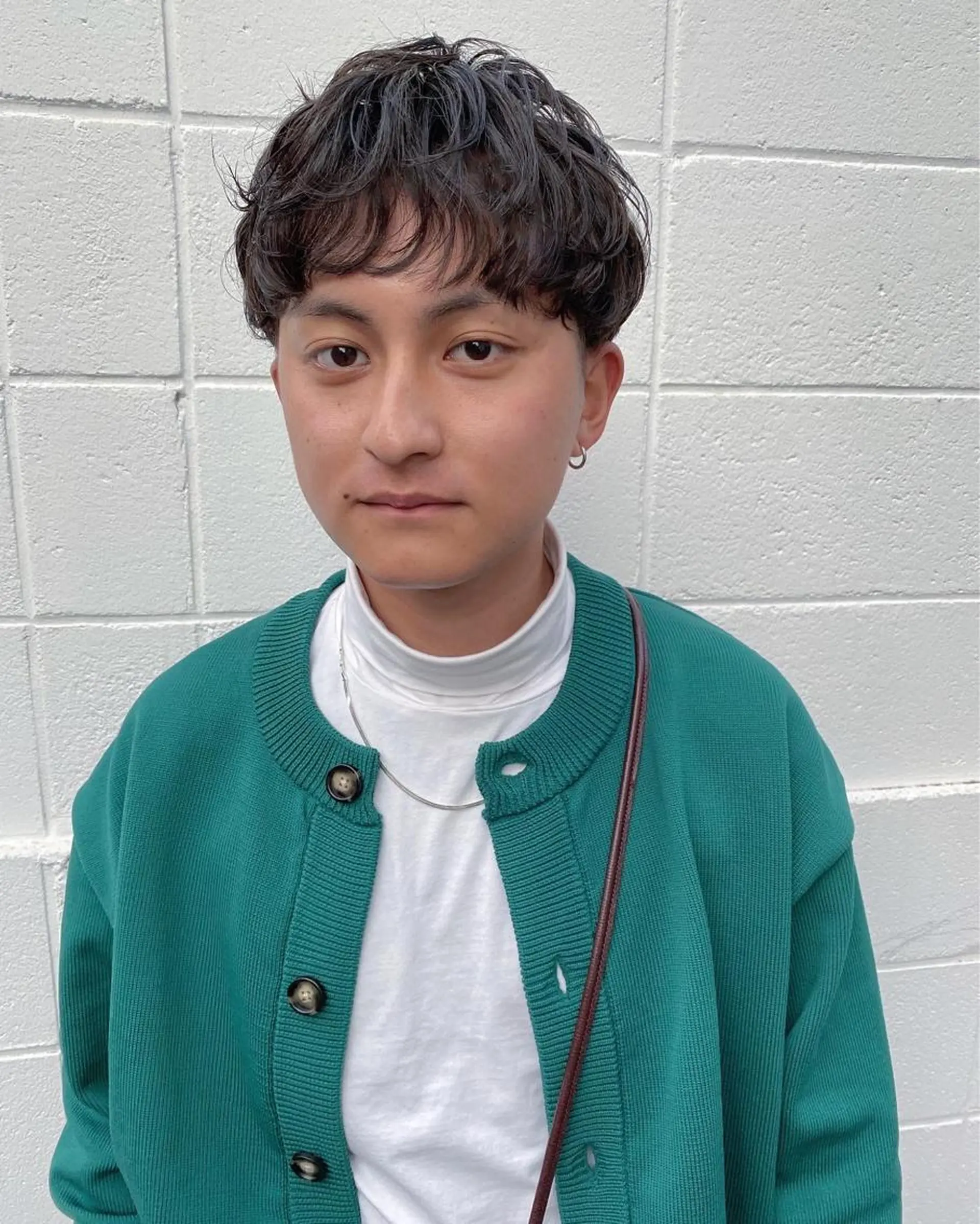 パーマ メンズ パーマ、髪質改善 カズマのヘアスタイル