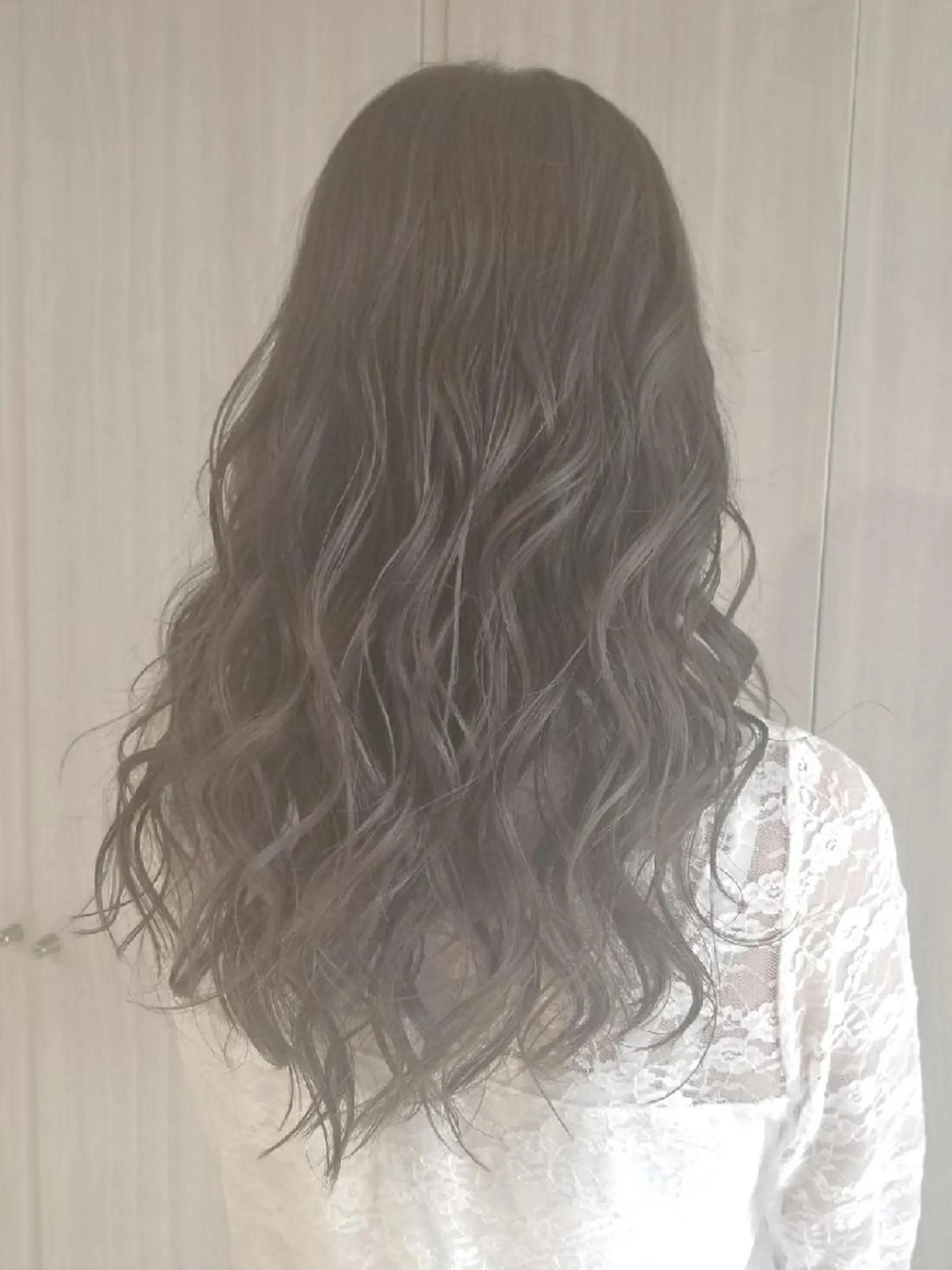 カラー ロング カット ヘアカラー トリートメント Le Lien カジのヘアスタイル