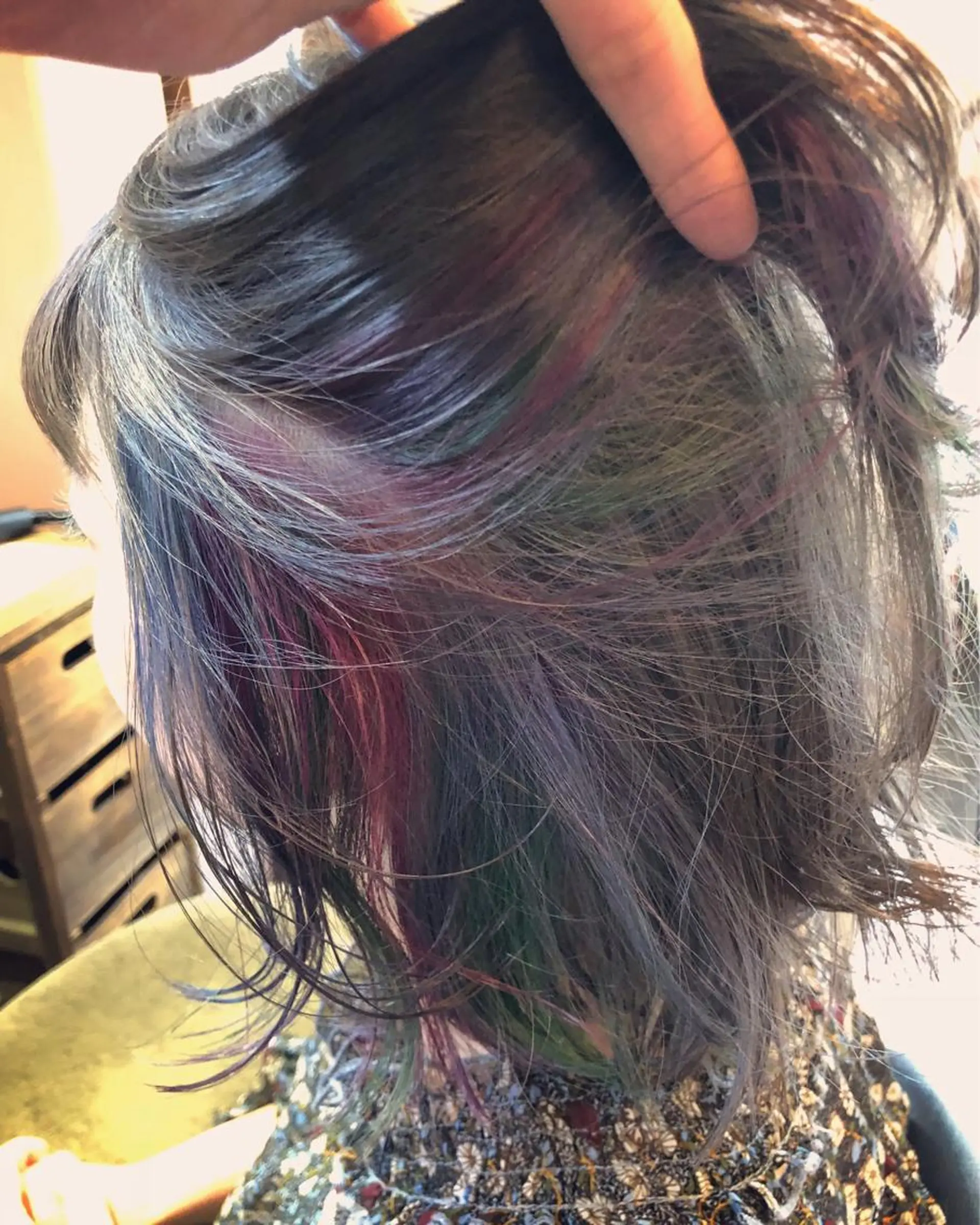ミディアム カラー ユニコーンカラー 原宿サロン代表 デザインカラー伊藤卓のヘアスタイル
