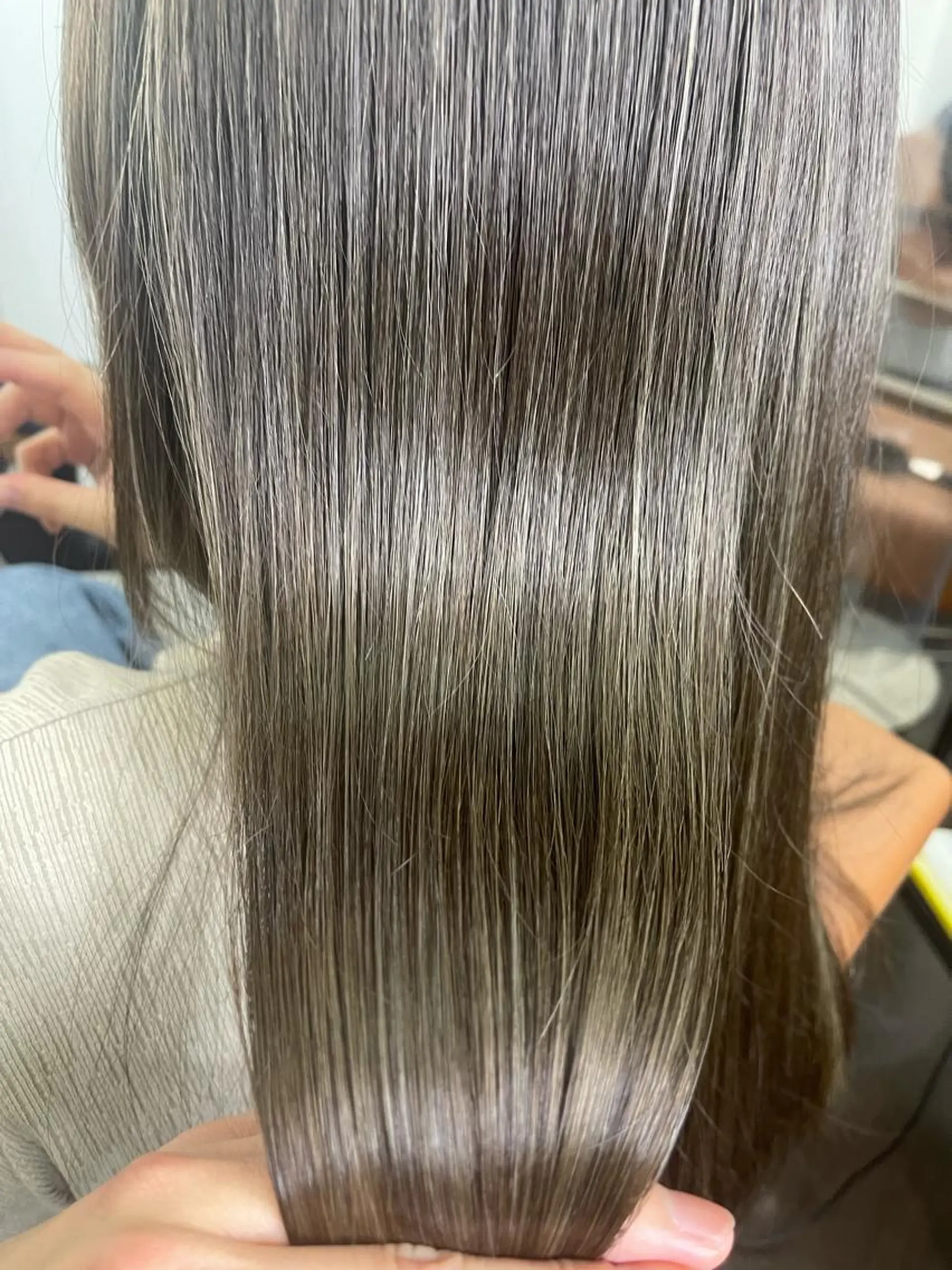 セミロング ヘアカラー トリートメント 竹下 了史のヘアスタイル