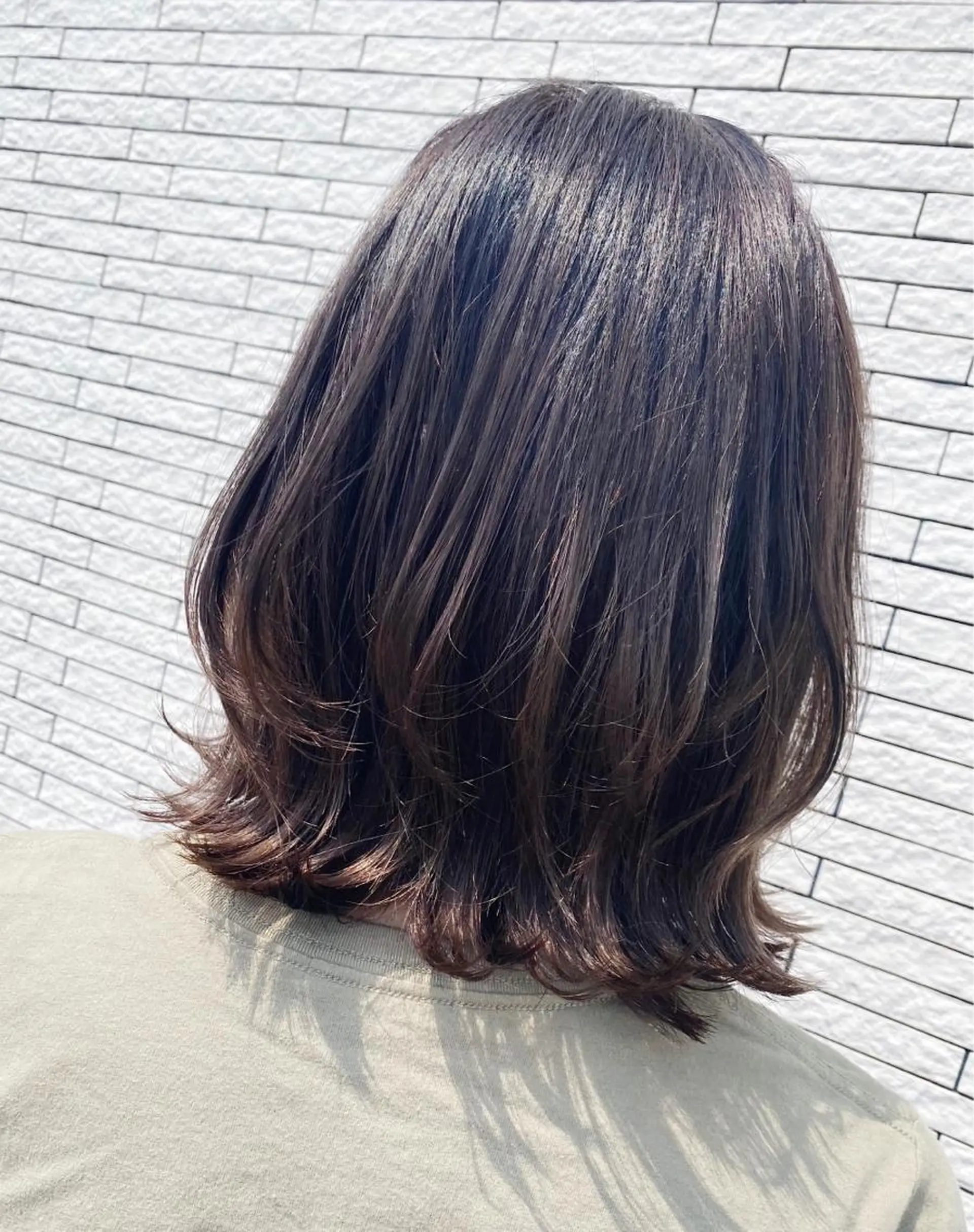 ミディアム カラー カット ヘアカラー トリートメント JILL ユキのヘアスタイル