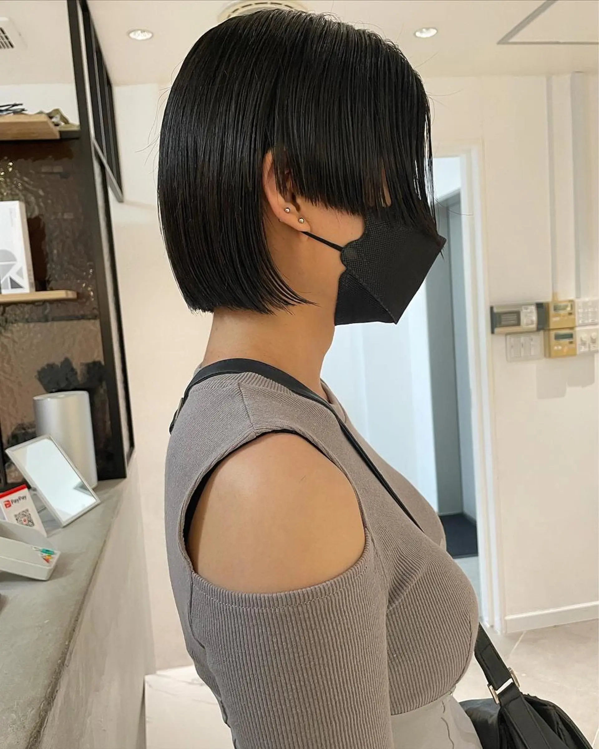 ショート ショートヘア カット トリートメント Loom.所属・村上雅人 ナチュラルモードのヘアスタイル