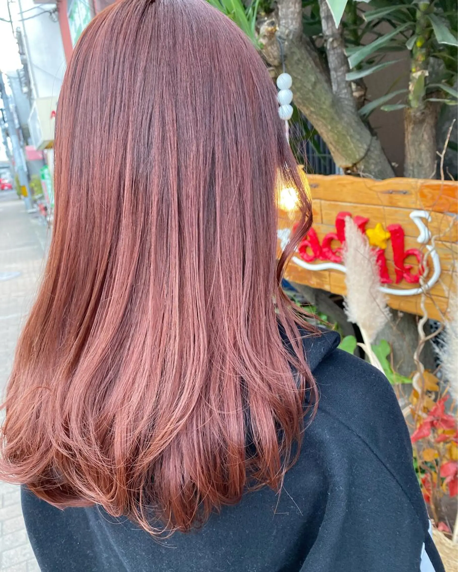 ロング カラー ヘアカラー トリートメント 玉木 育実のヘアスタイル
