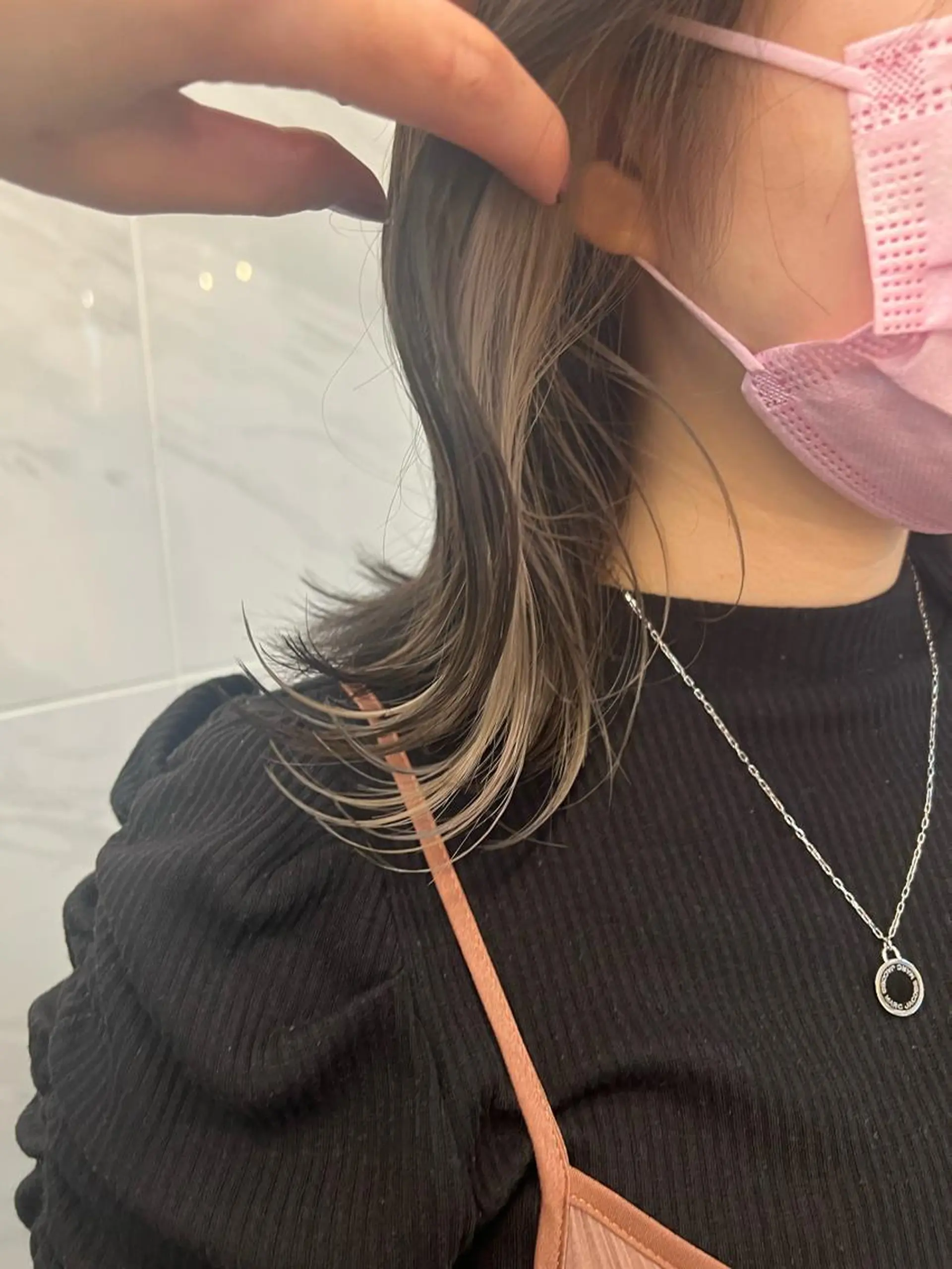 ミディアム カット ヘアカラー 🩶韓国/似合わせ/ さわ🩶のヘアスタイル