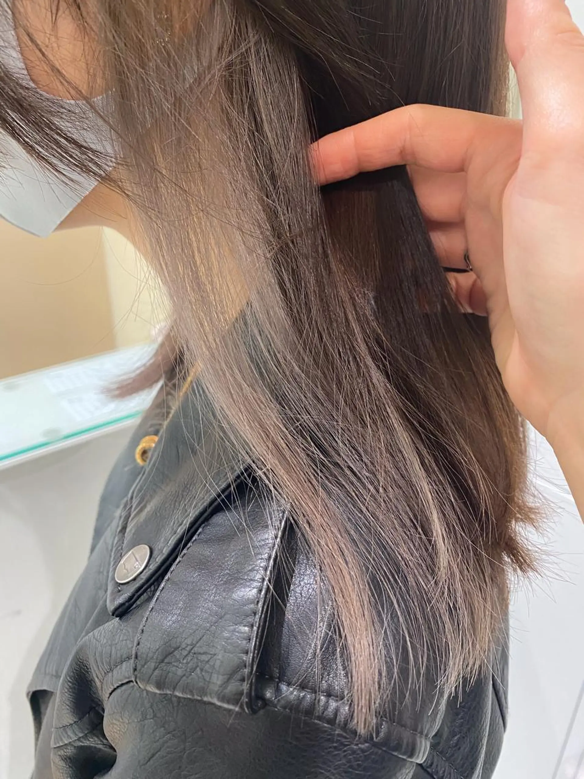 セミロング カラー インナーカラー カット ヘアカラー ボブ/インナーカラー /眉毛/Miyuのヘアスタイル