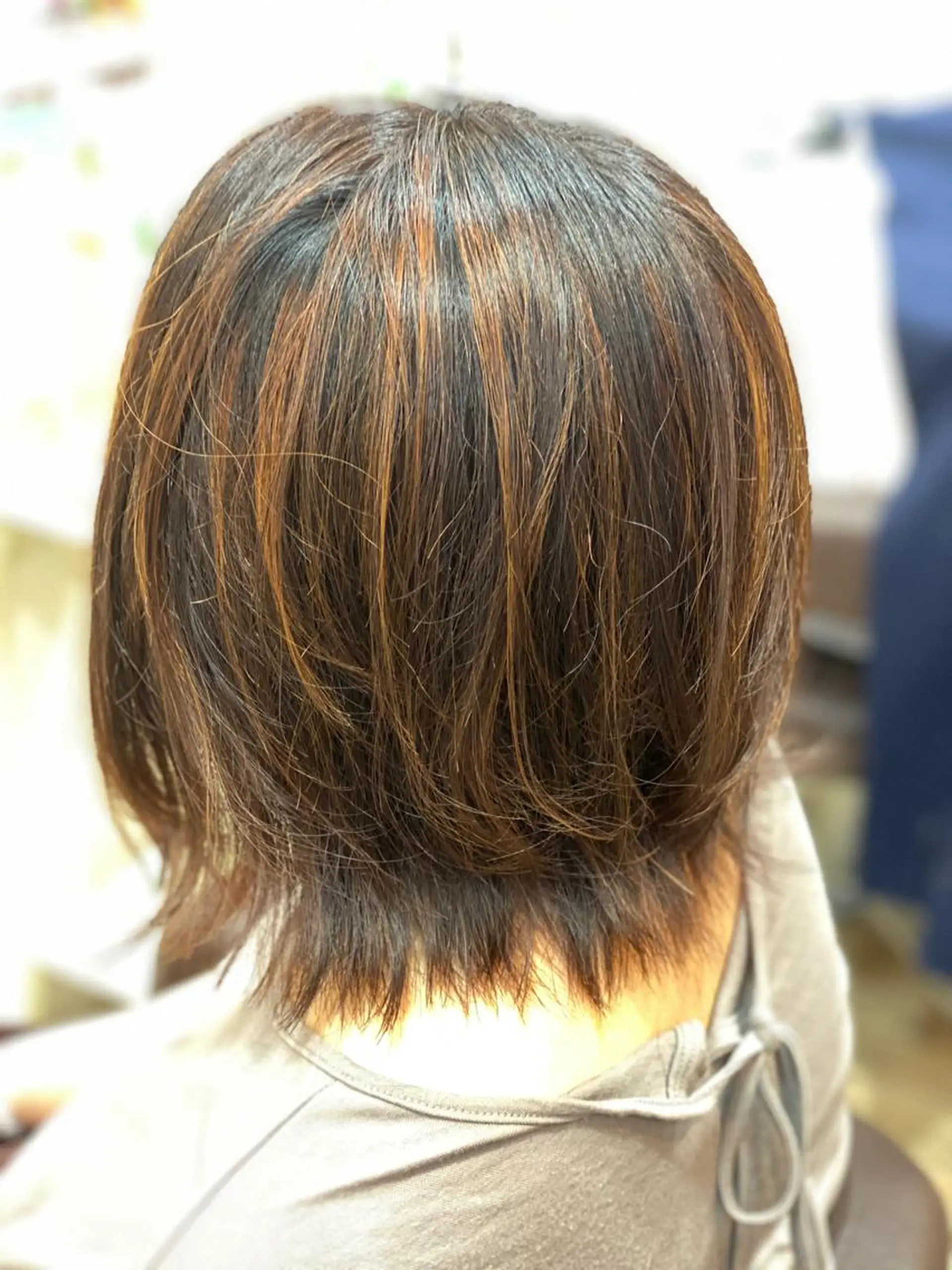 ミディアム ハイライト カット ヘアカラー トリートメント 鈴木 雅人のヘアスタイル