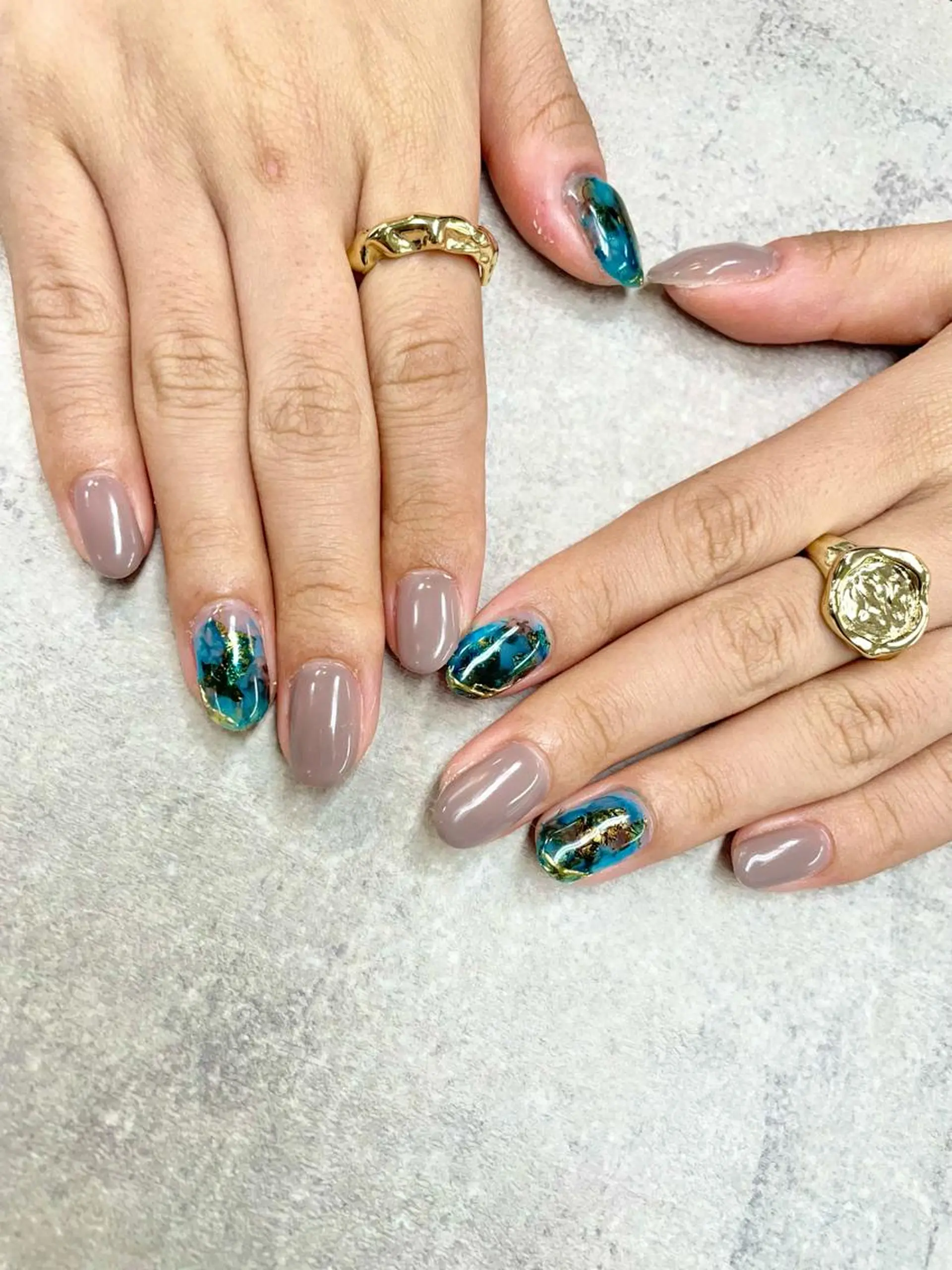ネイル イースター フットネイル フレンチネイル ジェルネイル ガラスフレンチ ハンドネイル .N YUKIのネイルデザイン