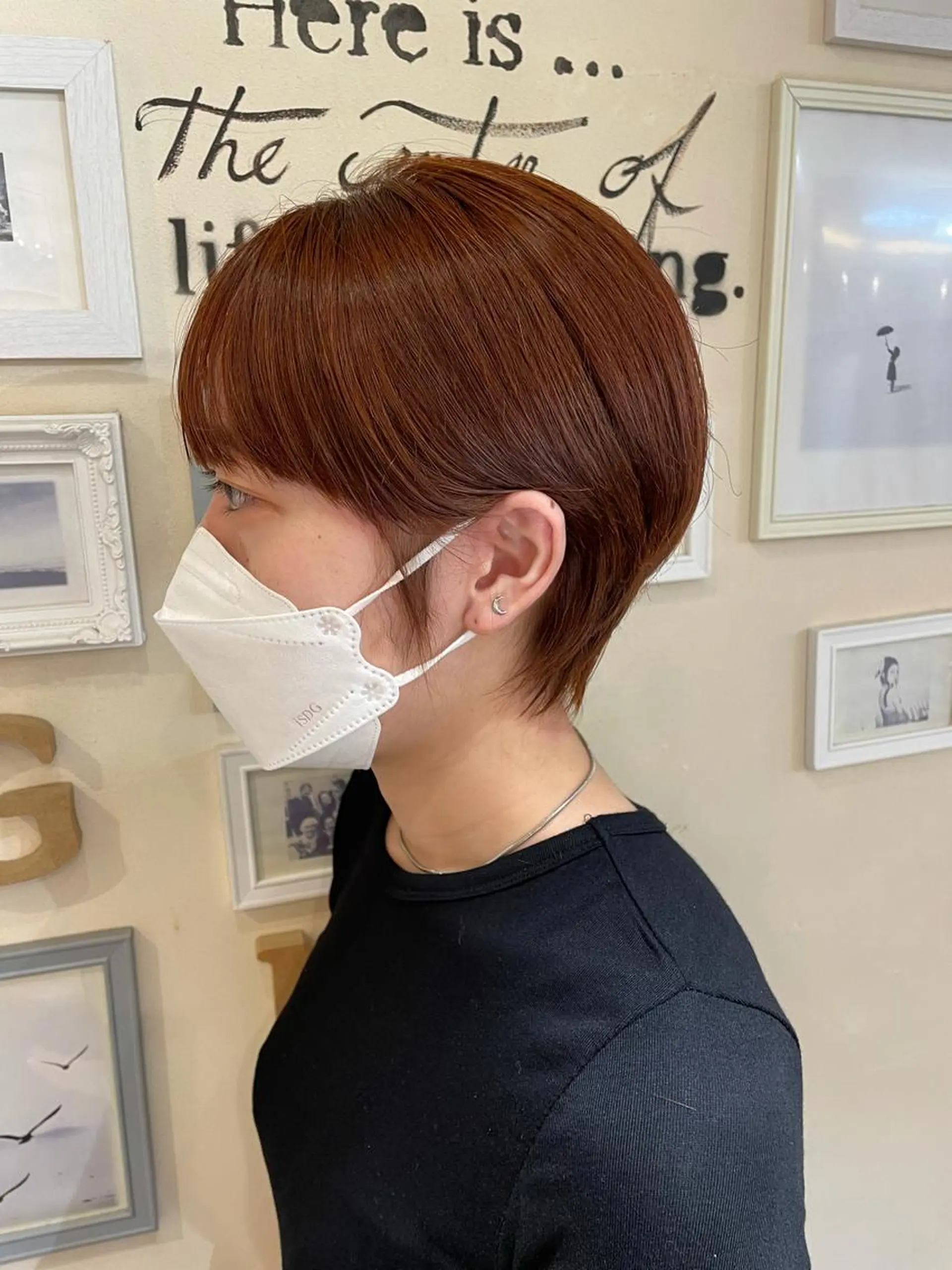 ショート ショートヘア モリオフロムロンドン池袋店所属・冨永 さやかのヘアスタイル