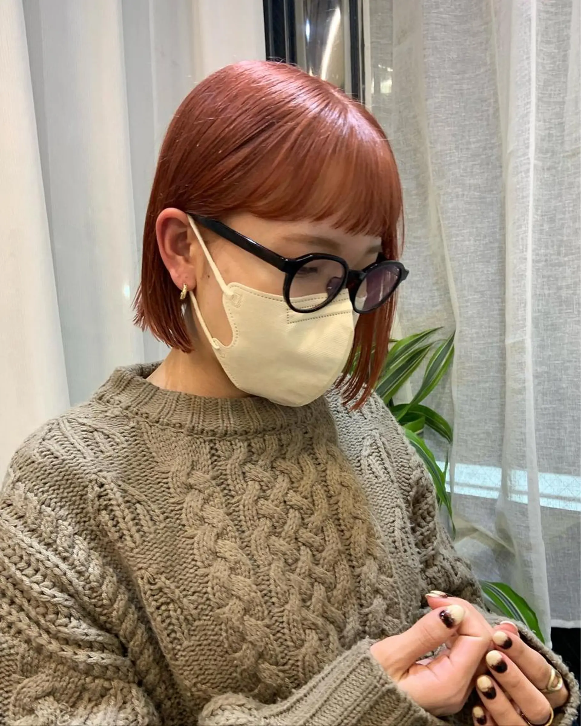 ショート ヘアカラー トリートメント #髪質改善#美髪矯正 Natsuのヘアスタイル