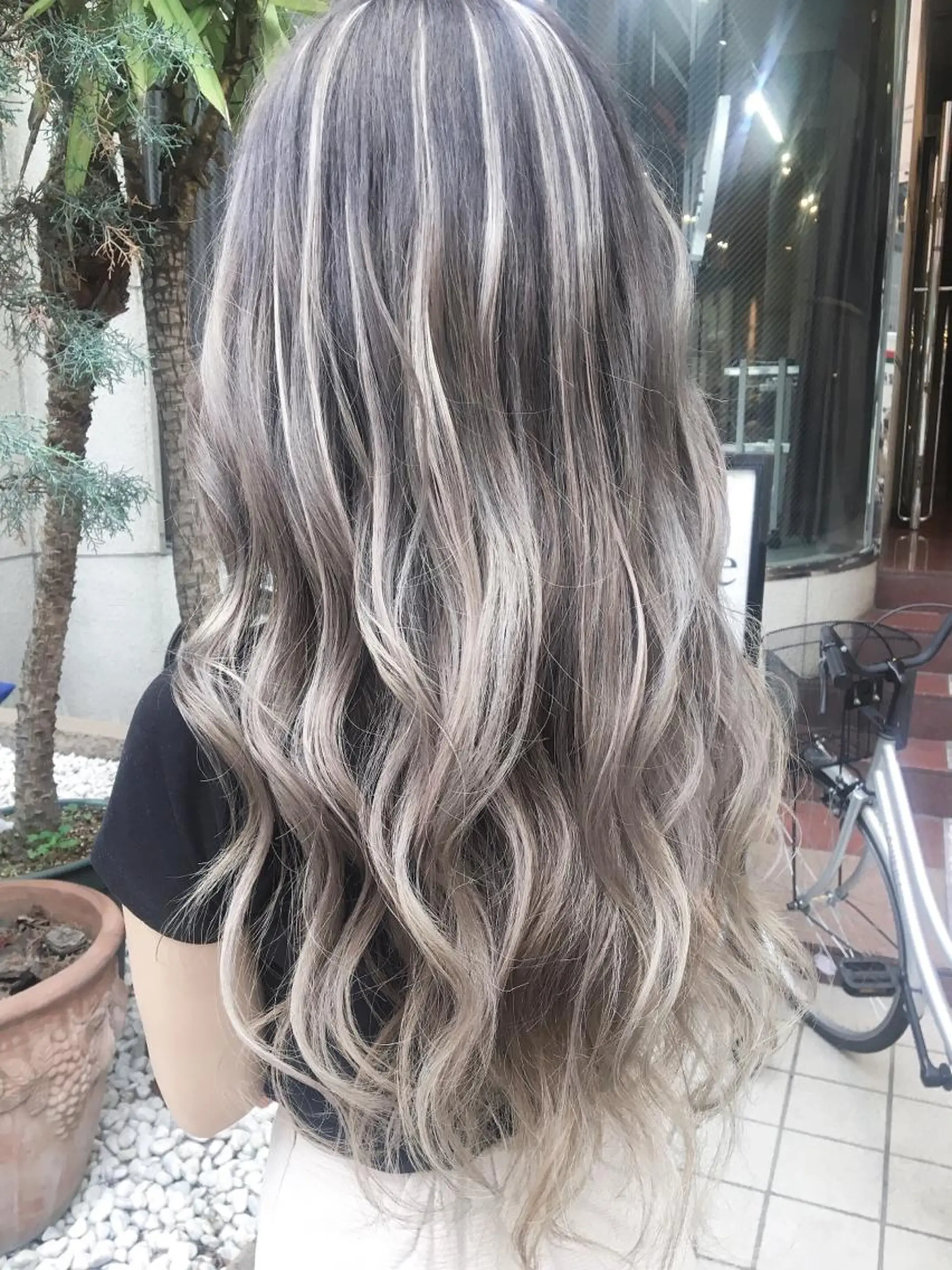 ロング シールエクステ エクステ 仲丸 茜のヘアスタイル