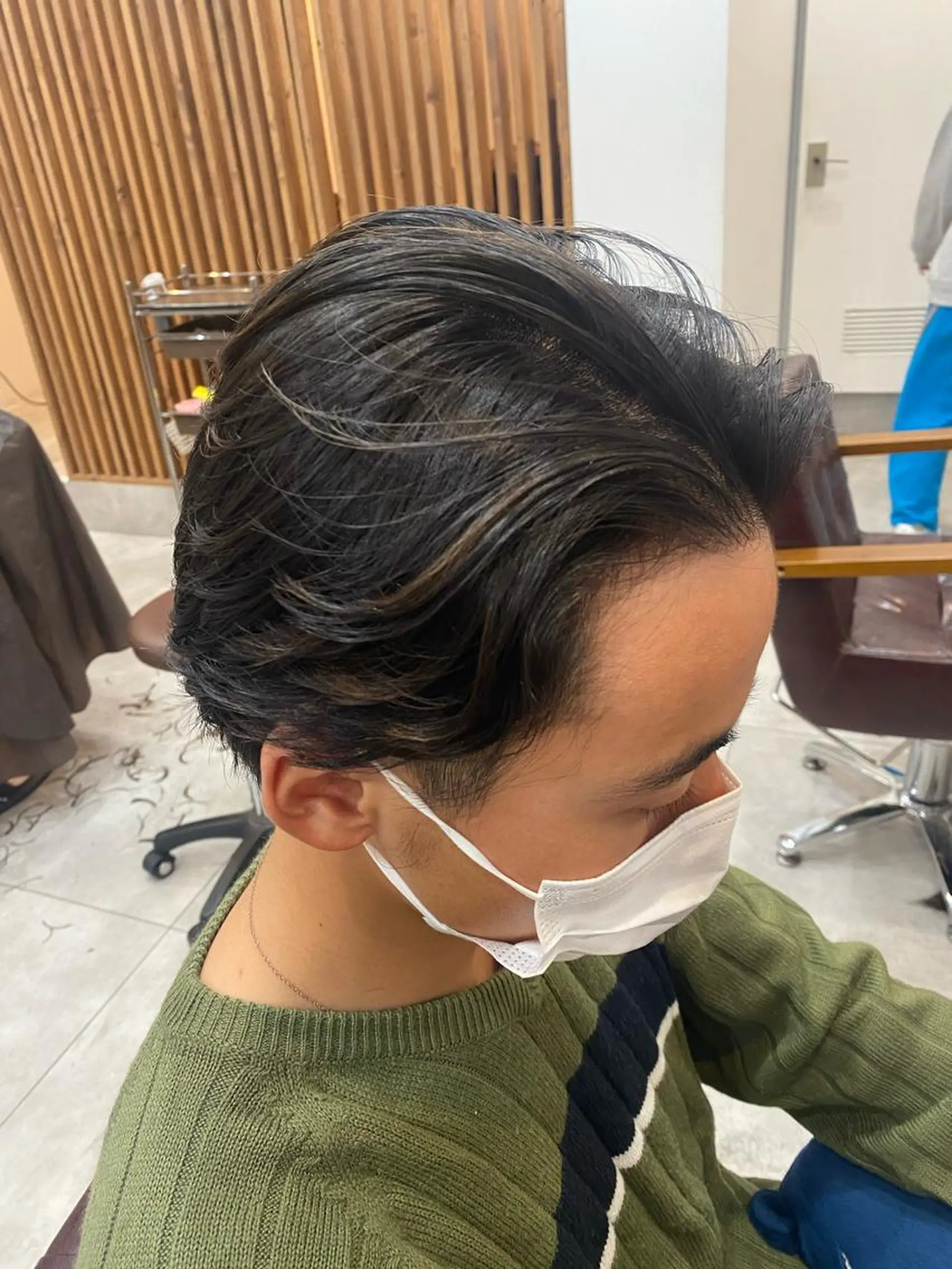 ミディアム パーマ メンズ mio/⭐︎ ブリーチ指名No.1のヘアスタイル