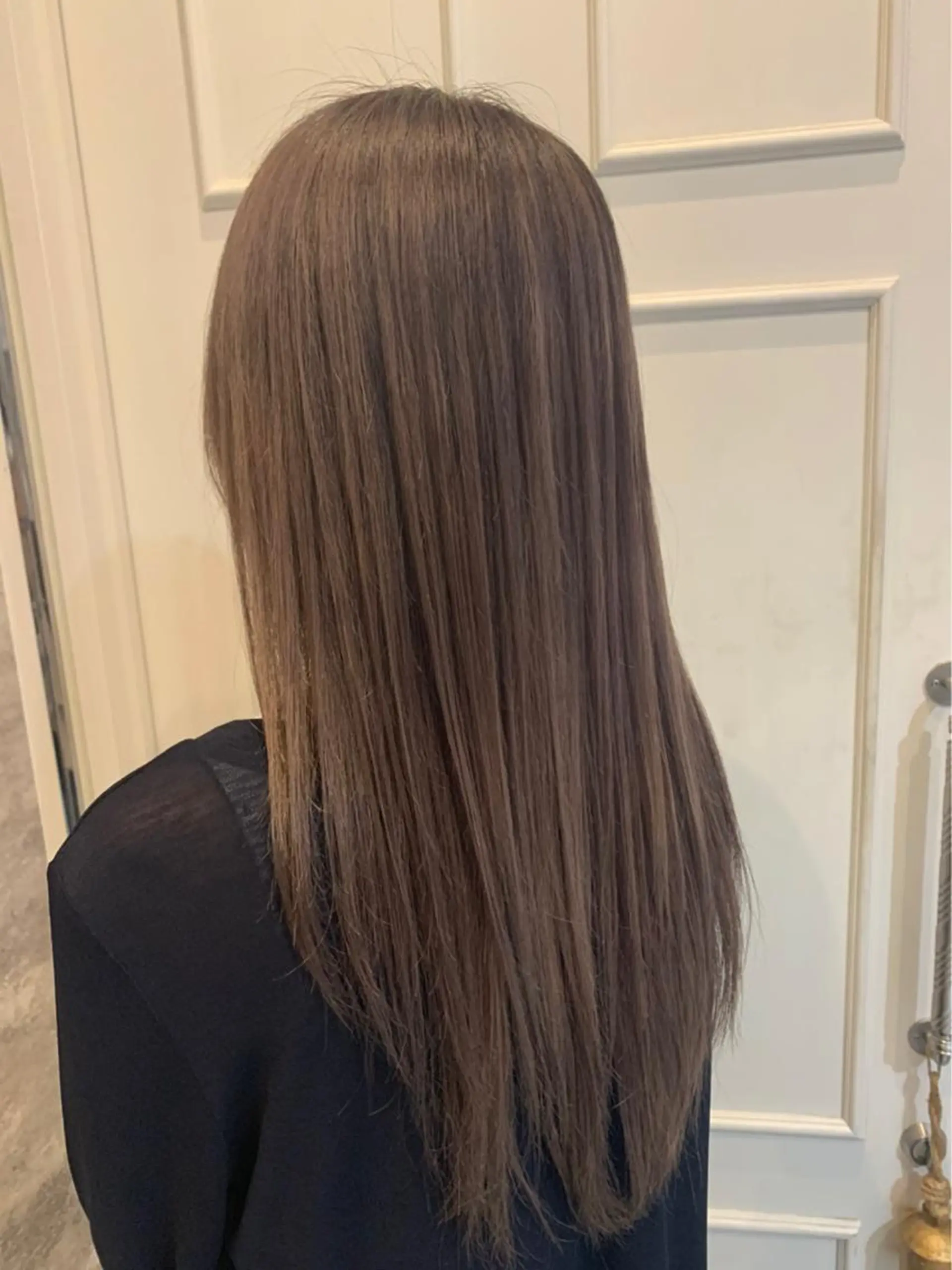 ロング カラー ベージュカラー ミルキーベージュ 🫟Blanco🫟 Color&Careのヘアスタイル