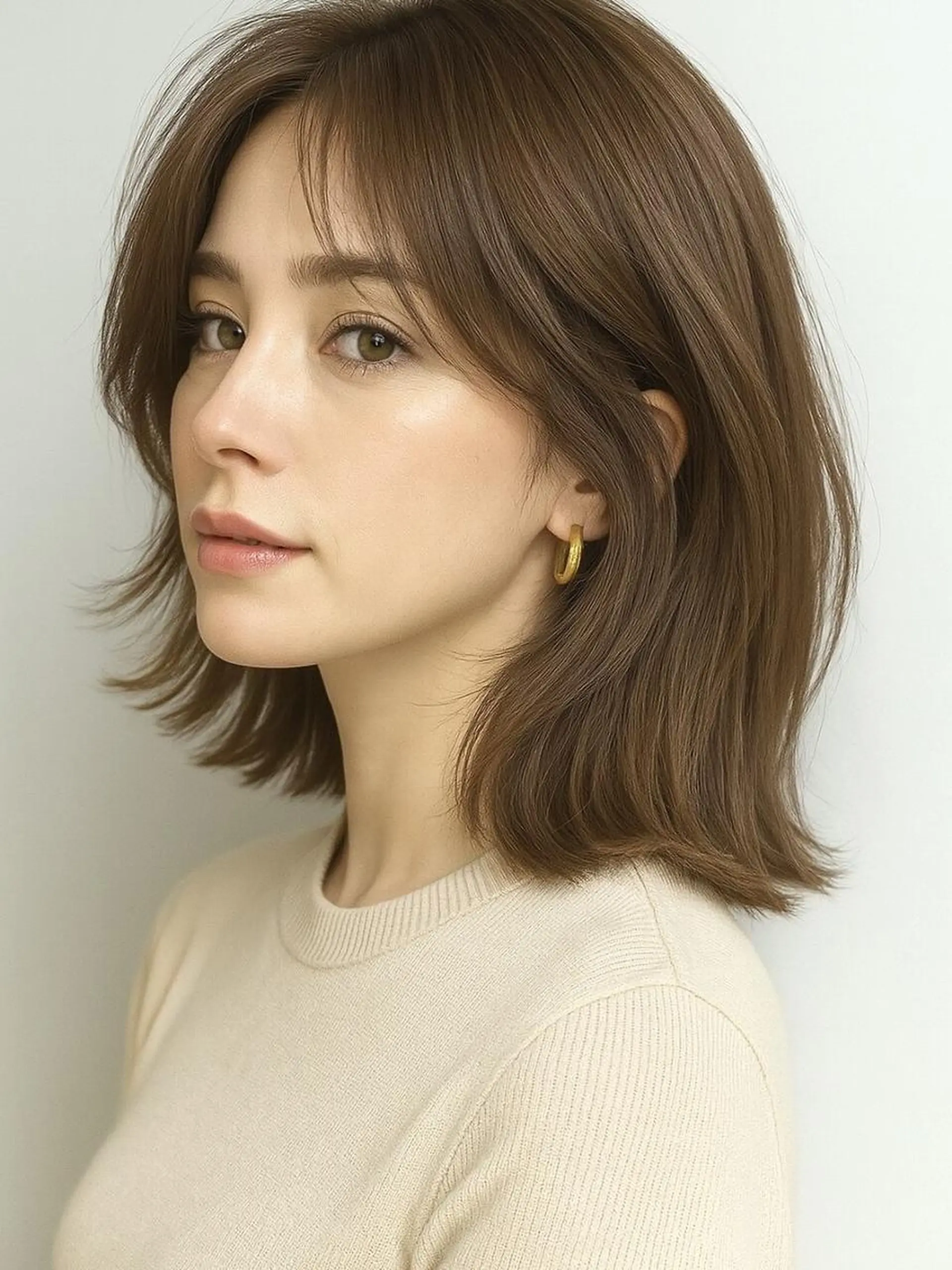 カラー 骨格補正似合わせ カット阿部建のヘアスタイル