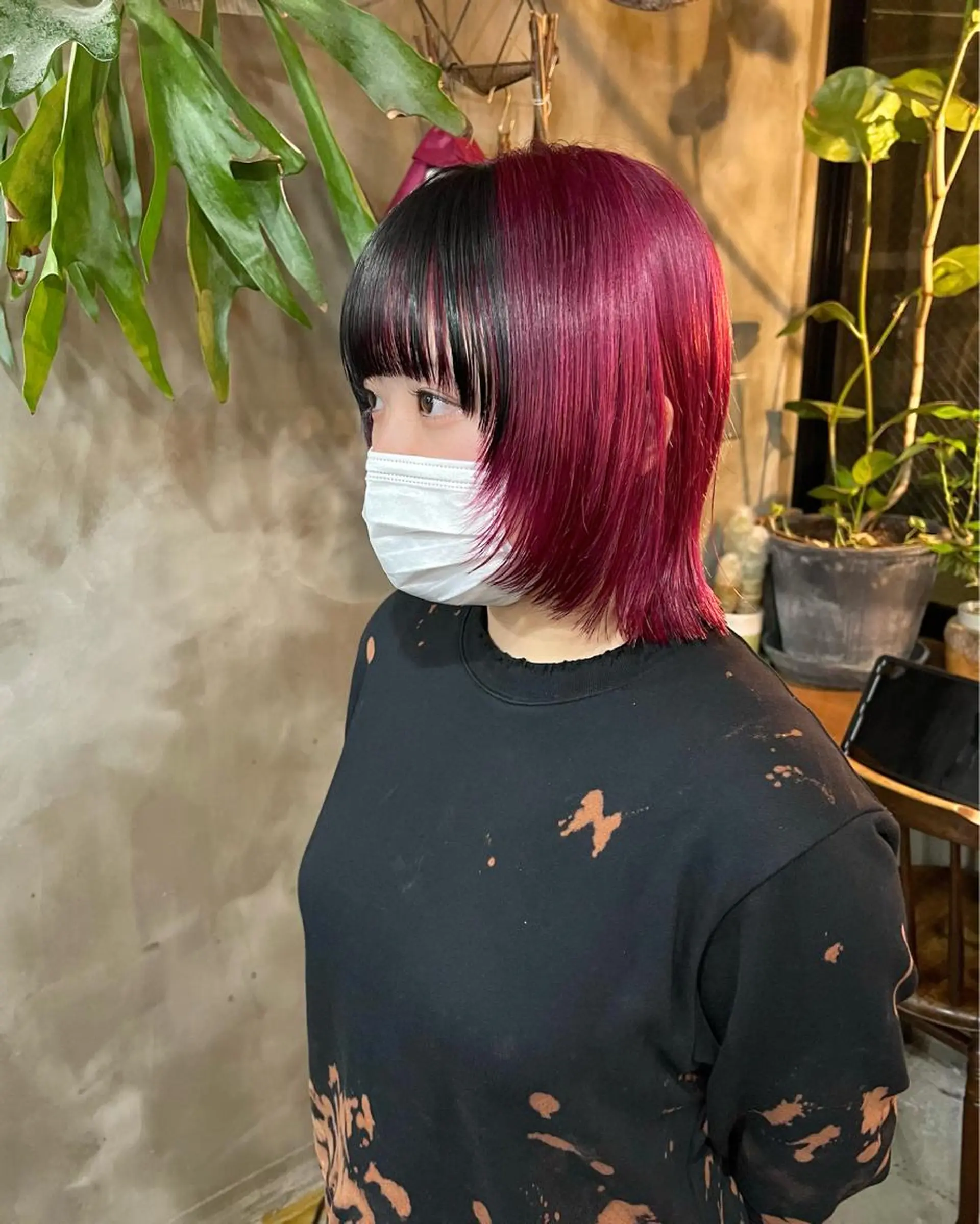 ミディアム カラー カット ヘアカラー 木村陸弥 透明感/赤み消しのヘアスタイル