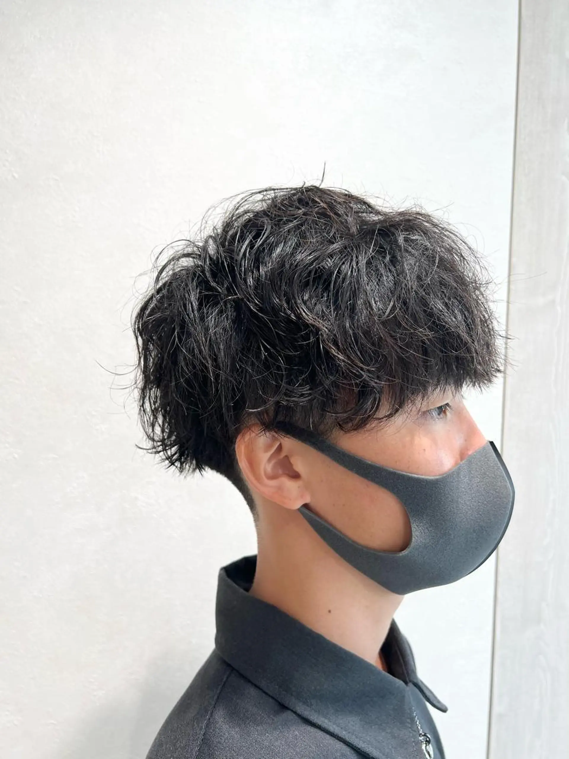 パーマ メンズ フェードカット メンズパーマ スキンフェード 波巻きパーマ スパイラルパーマ カット パーマ Camishi所属・瀬野凌介/メンズ カット/パーマのヘアスタイル