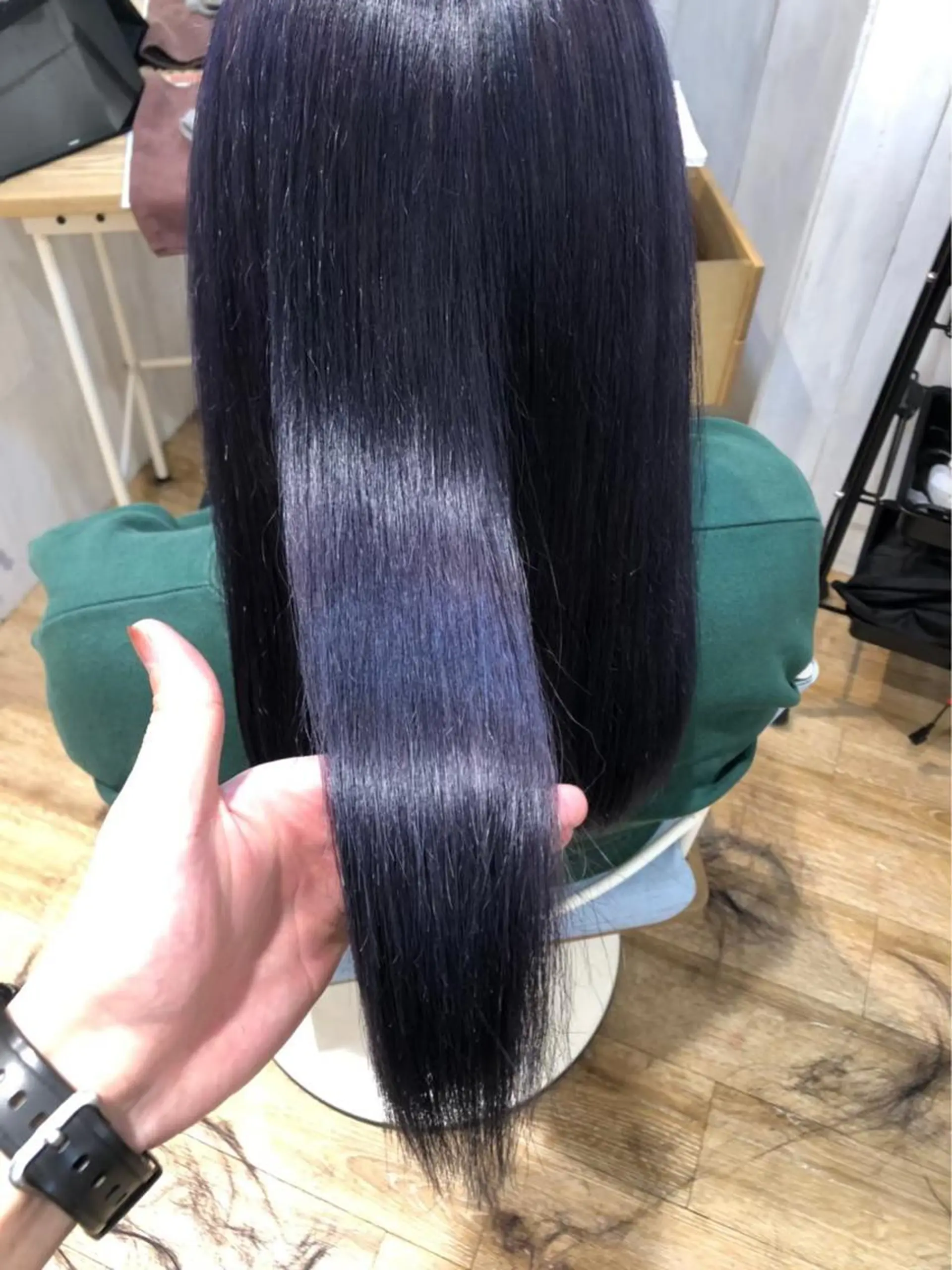 ロング 髪質改善 トリートメント カット ヘアカラー トリートメント 韓国ヘア/レイヤー/ 髪質改善のヘアスタイル