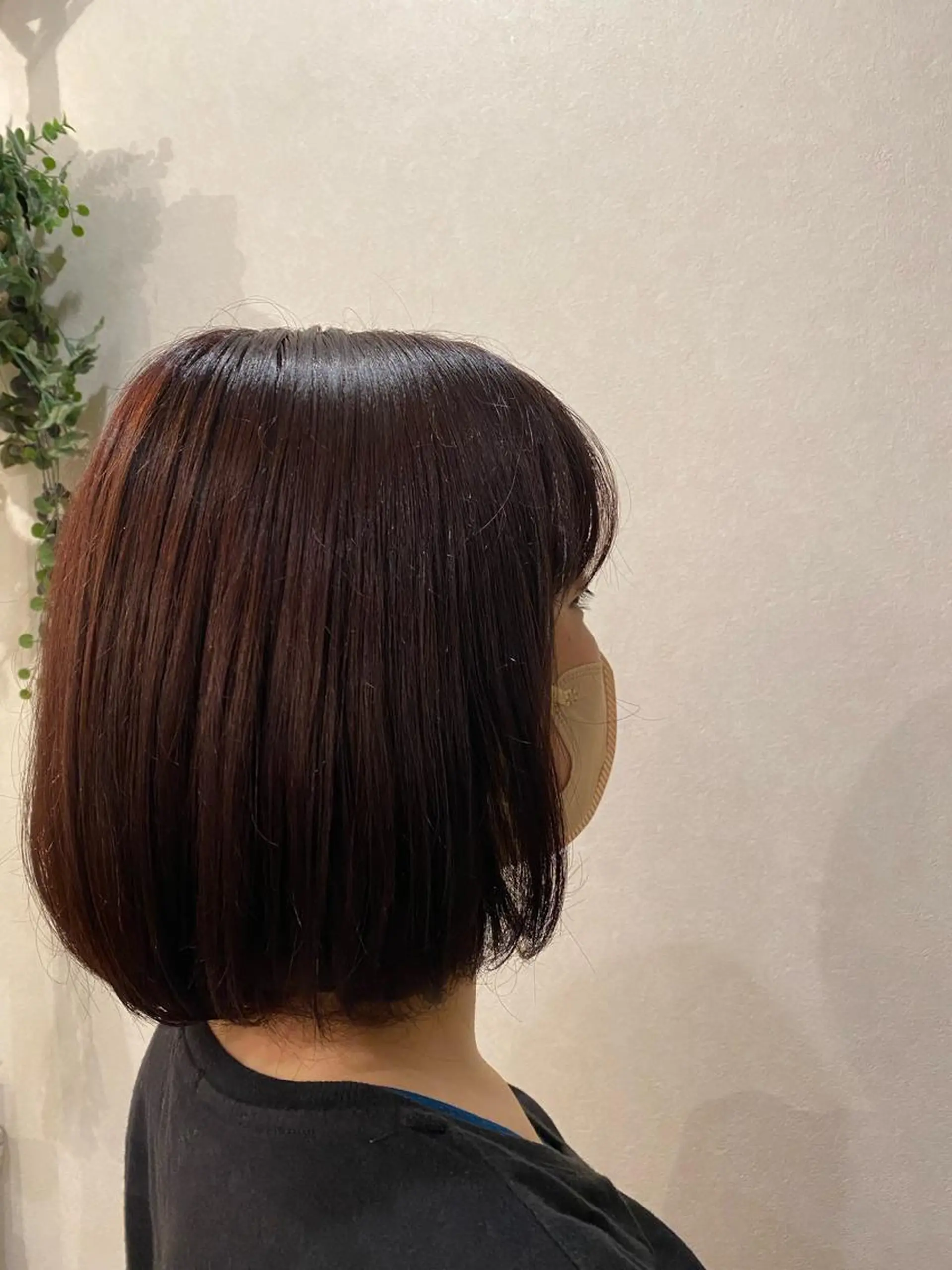 カラー ブラウンカラー 髪質改善 岡田 真弥のヘアスタイル