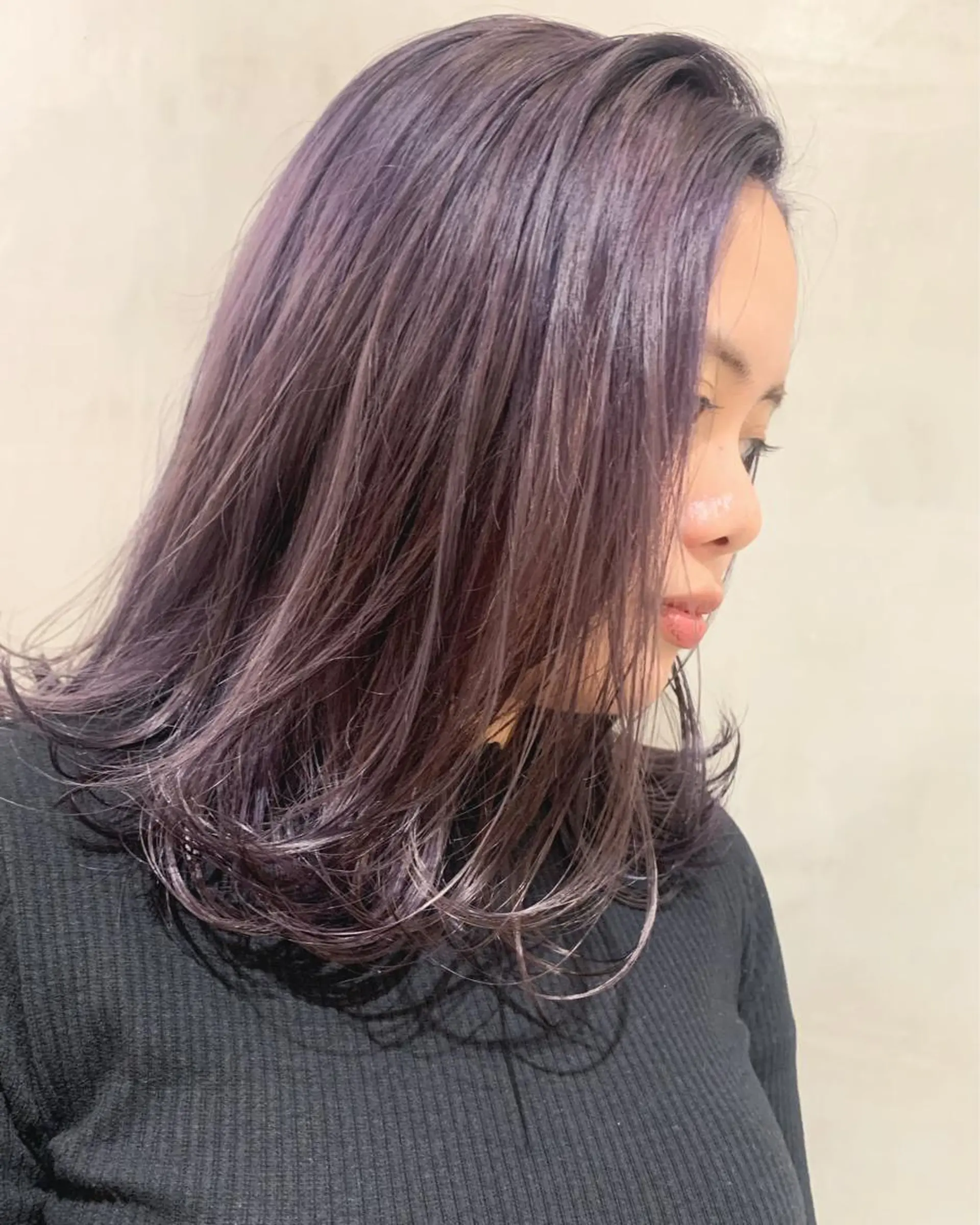 ミディアム カラー カット ヘアカラー トリートメント 優 作のヘアスタイル