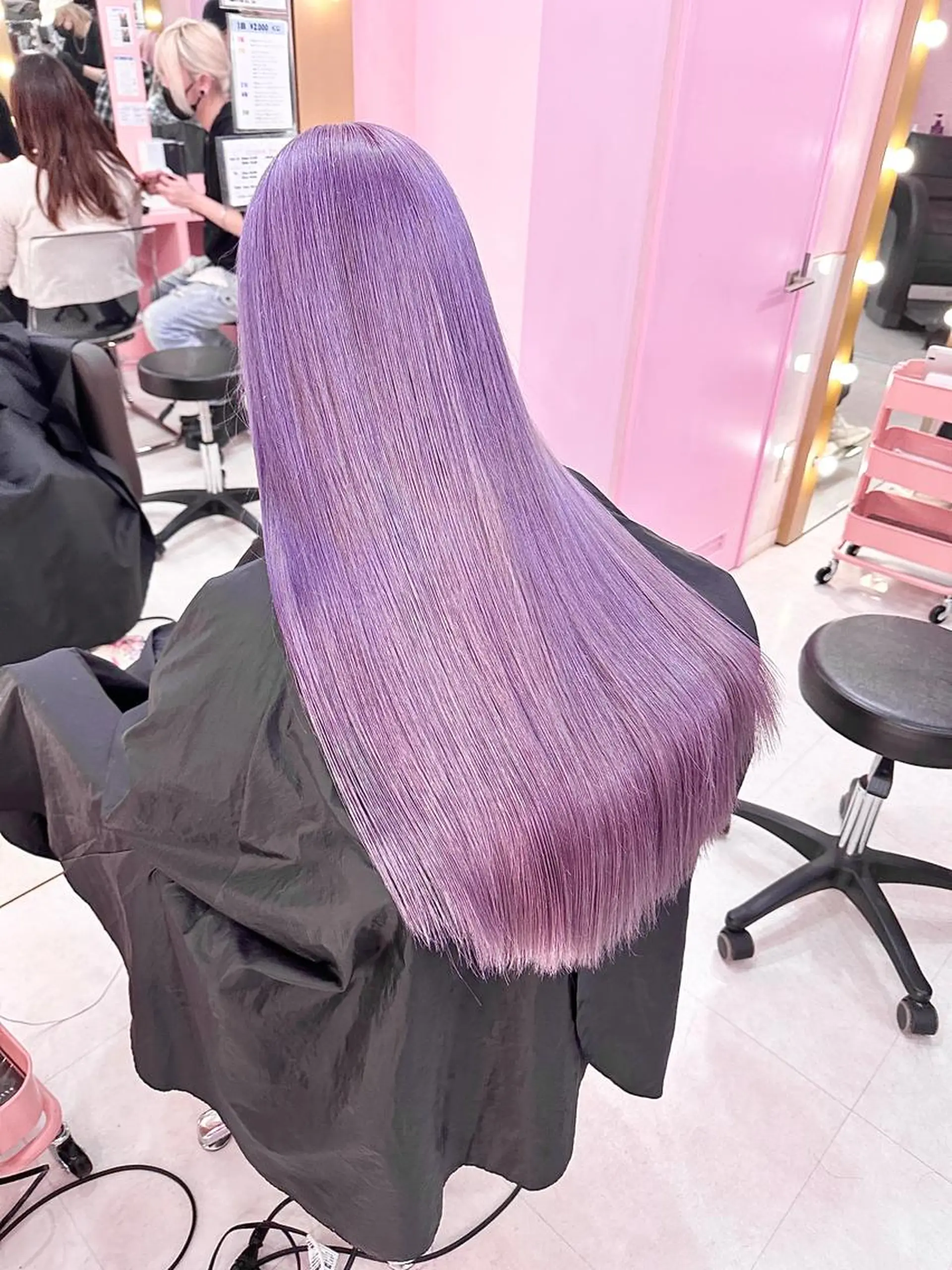 ロング ボブ フレンチガーリー ヨシンモリ レイヤーカット 似合わせカット ヘアカラー トリートメント ❄️💛エクステ ブリーチ❄️yukiのヘアスタイル
